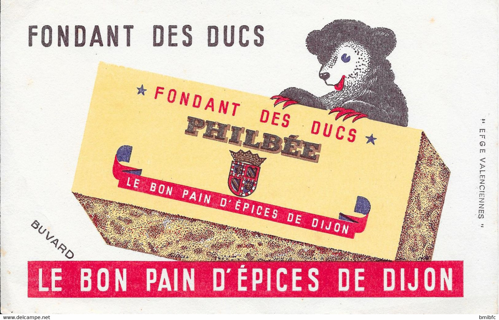 FONDANT DES DUCS  PHILBÉE - LE BON PAIN D'ÉPICES DE DIJON - Peperkoeken