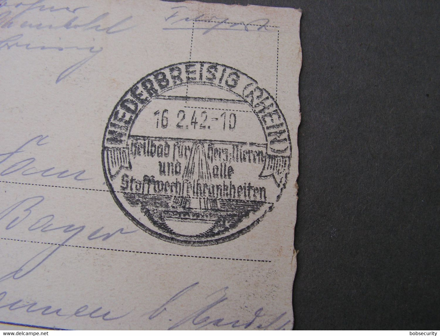 Bad Breisig   SST Niederbreisig 1942 - Bad Breisig