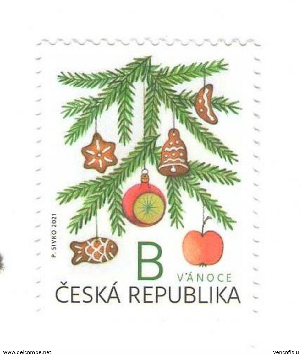 Year 2021 - Christmas,  Smelling, Parfumered 1 Stamp, MNH - Unused Stamps