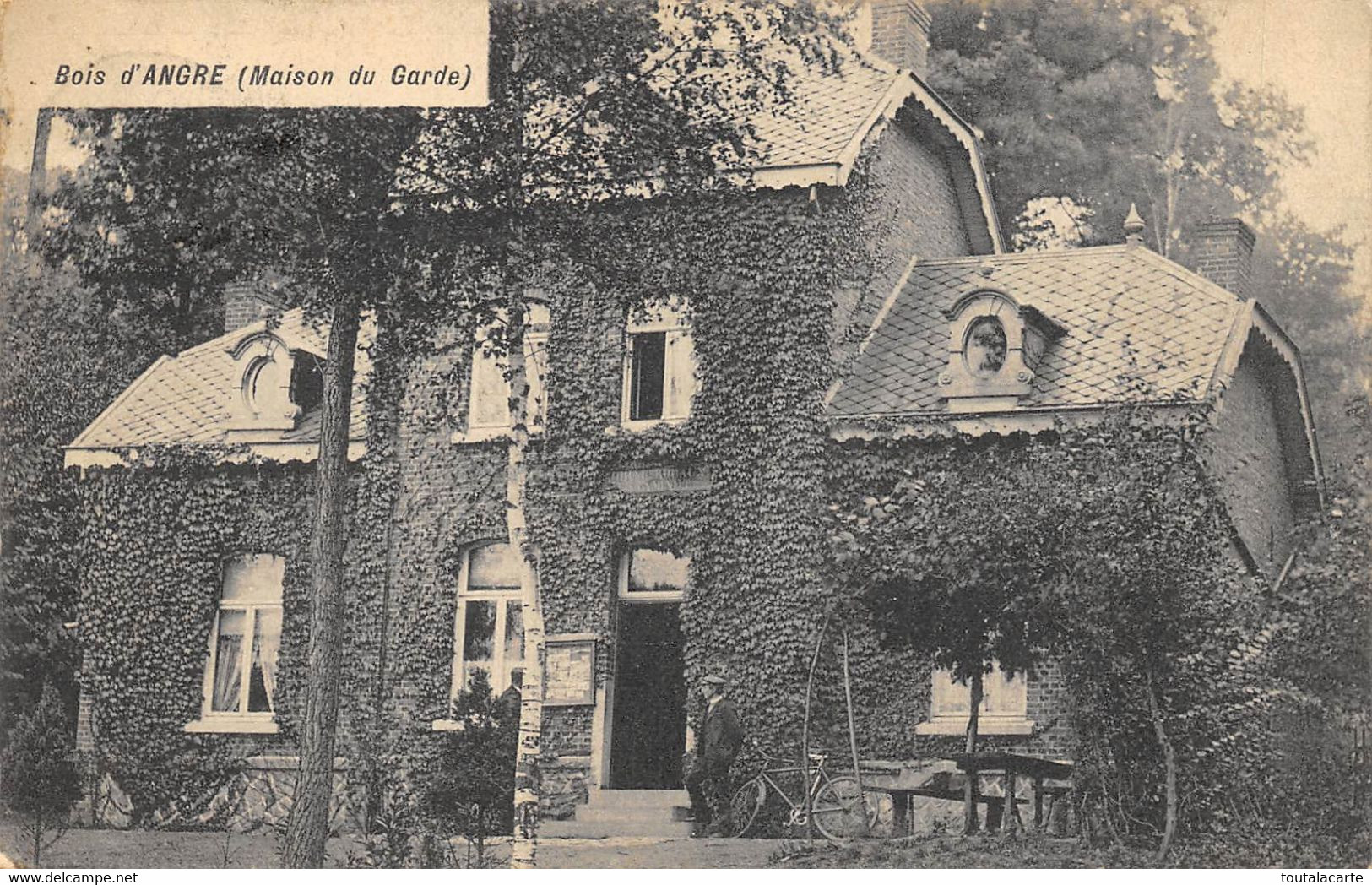 CPA BELGIQUE BOIS D'ANGRE MAISON DU GARDE - Honnelles