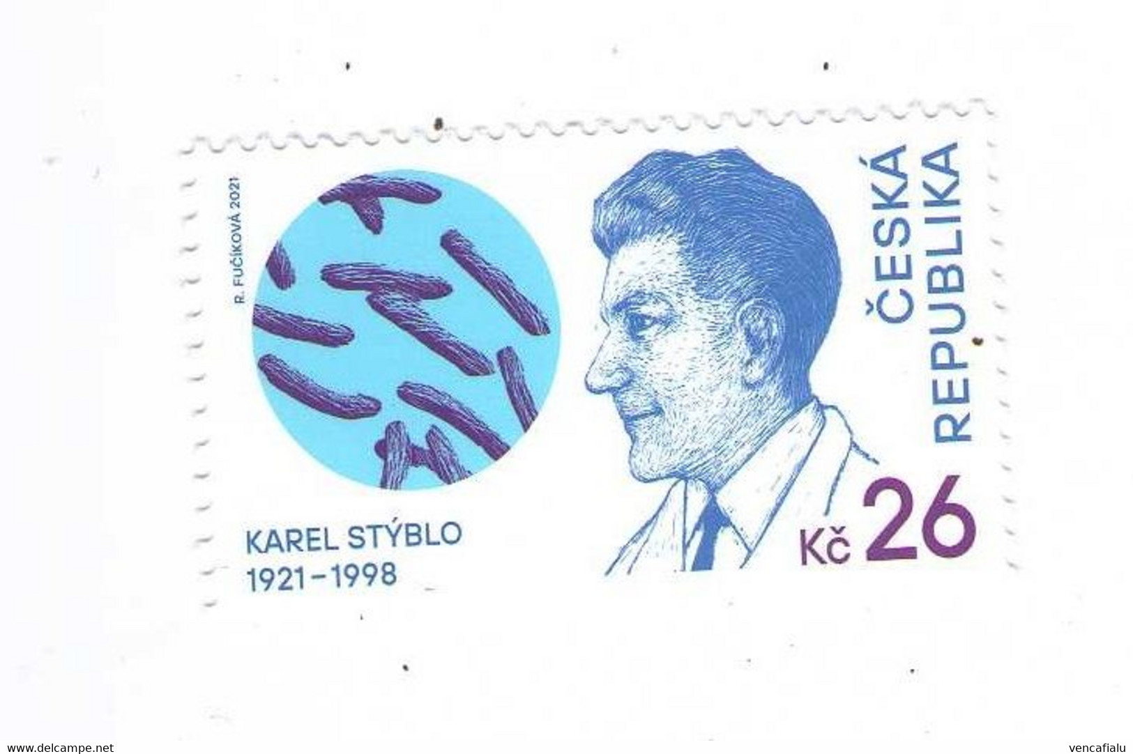 Year  2021 -  Karel Styblo, Inventor Of The TB Vaccine, 1 Stamp, MNH - Nuevos