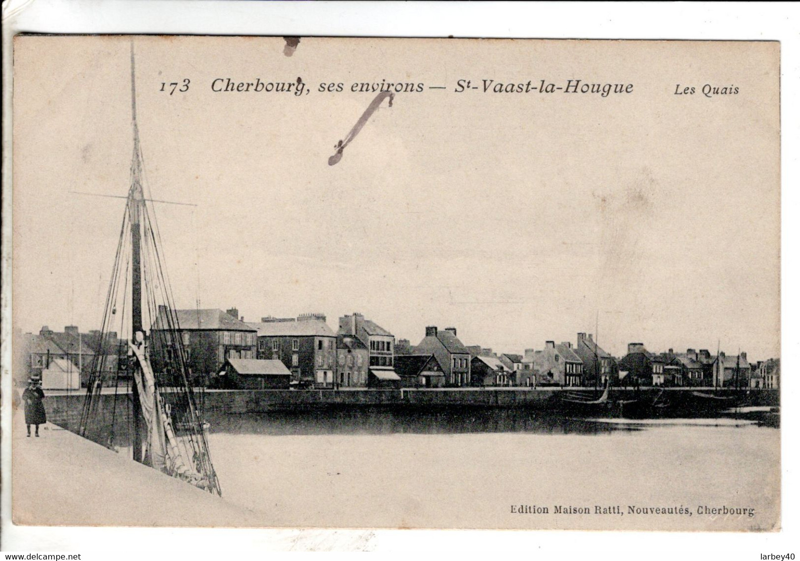 Cpa   Saint  Vaast La Hougue Les Quais - Saint Vaast La Hougue