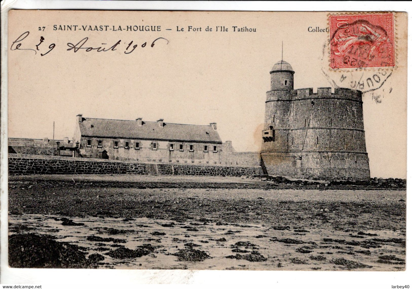 Cpa   Saint Vaast La Hougue Le Fort De L Ile Tatihou - Saint Vaast La Hougue