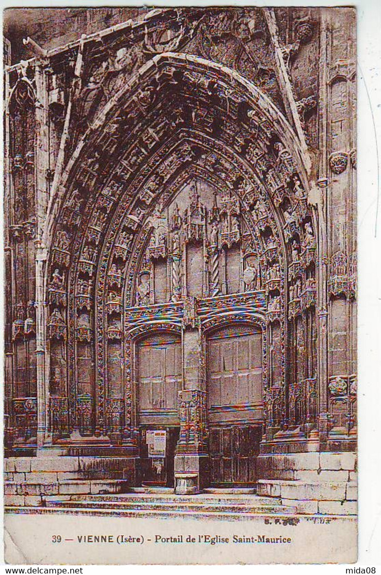 38. VIENNE . PORTAIL DE L'EGLISE SAINT MAURICE - Vienne