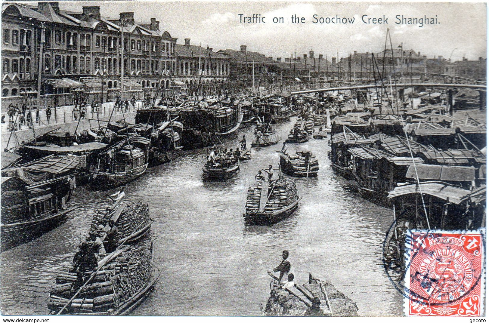 Shanghaï - Traffic On The Soochow Creek   En 1911 - Chine