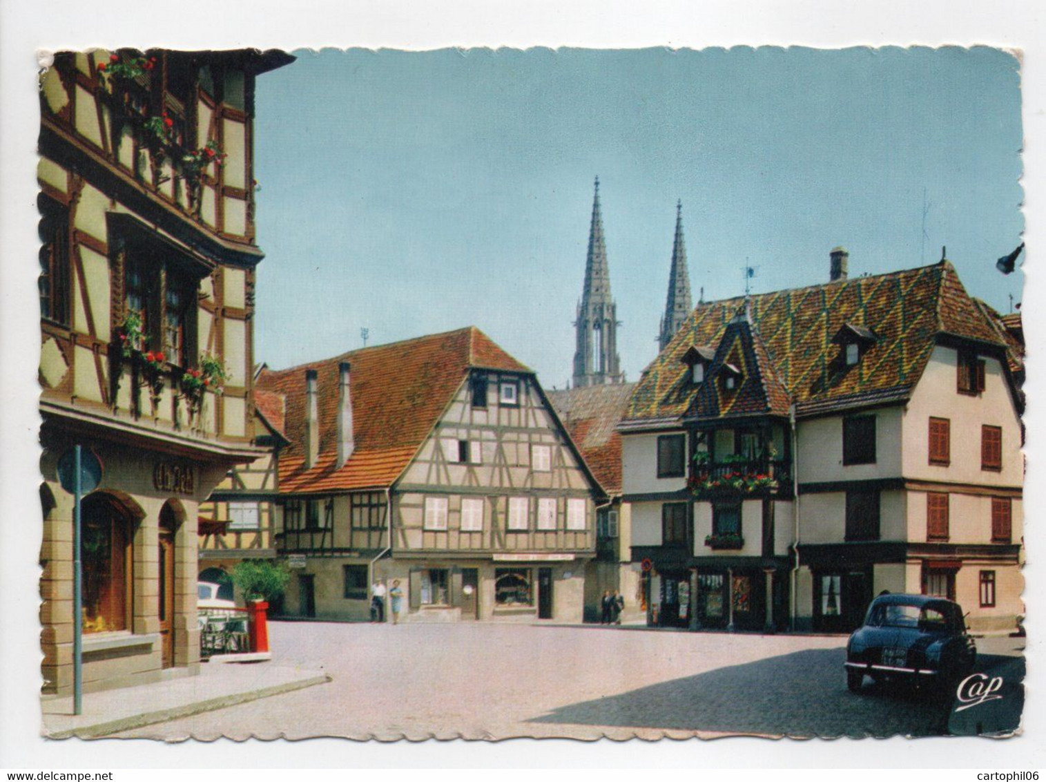 - CPSM OBERNAI (67) - Place De L'Etoile 1967 - Photo CAP 709 - - Obernai