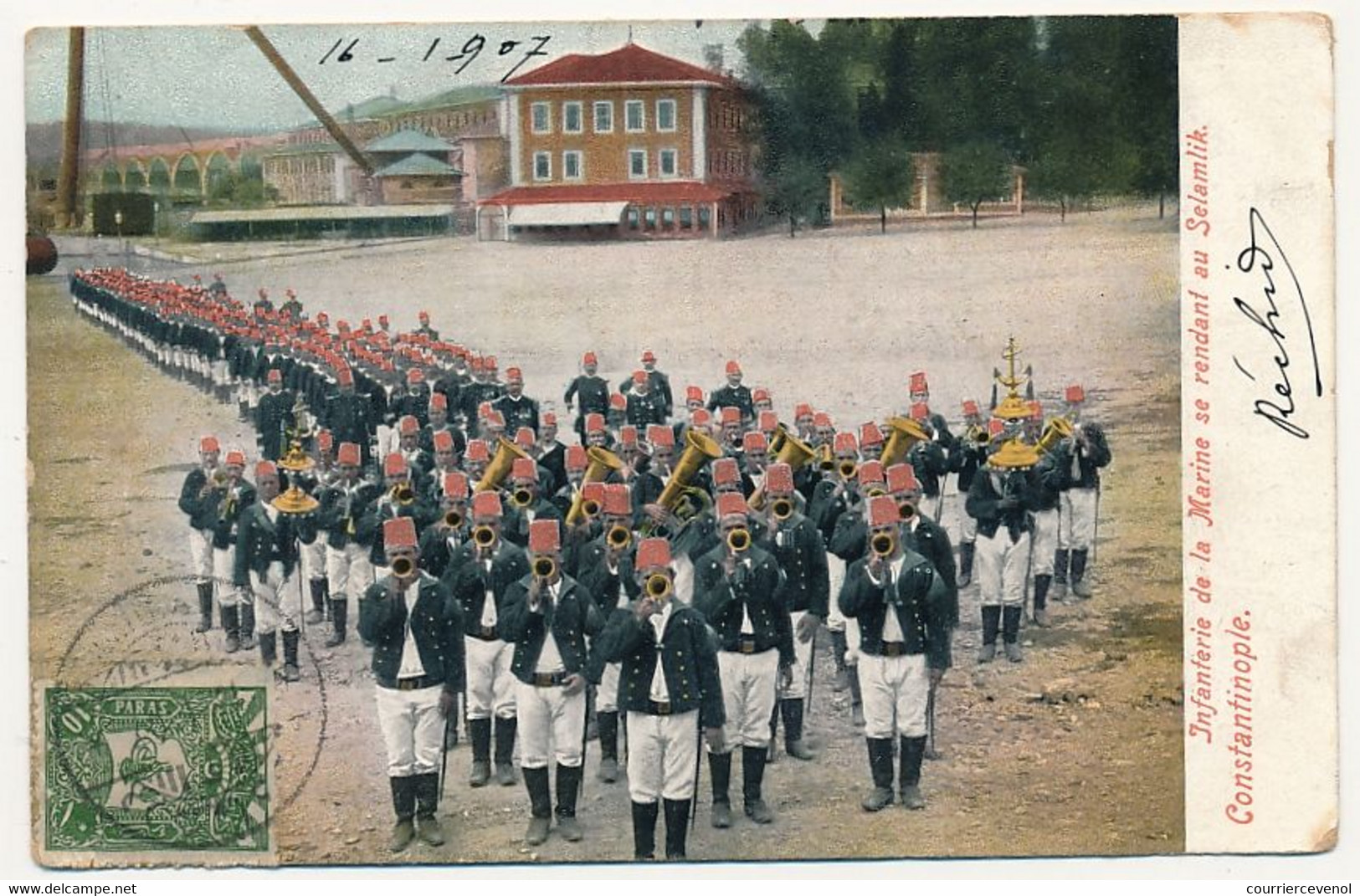 CPA - TURQUIE - Constantinople - Infanterie De La Marine Se Rendant Au Selamlik - Turkey