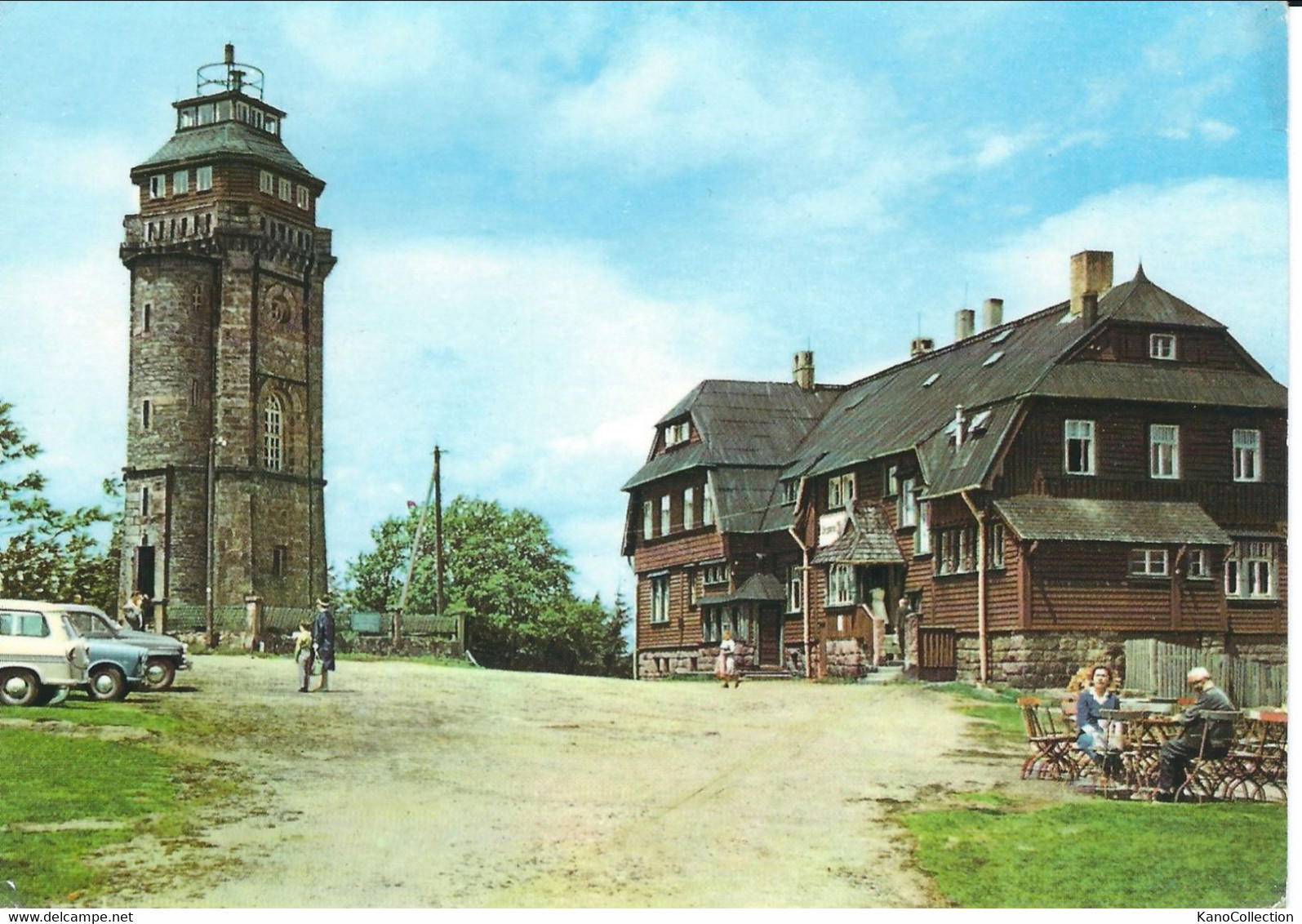 Auersberg, HO Gaststätte „Berghotel Auersberg“, Gelaufen - Auersberg