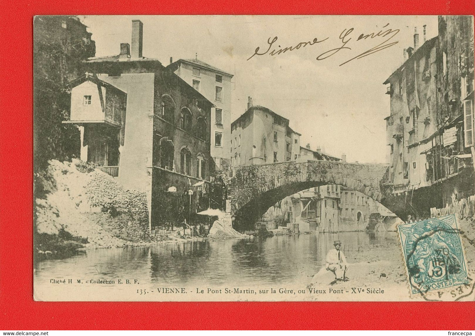 003624 - ISERE - VIENNE - Le Pont Saint Martin Sur La Gère Ou Vieux Pont - Vienne