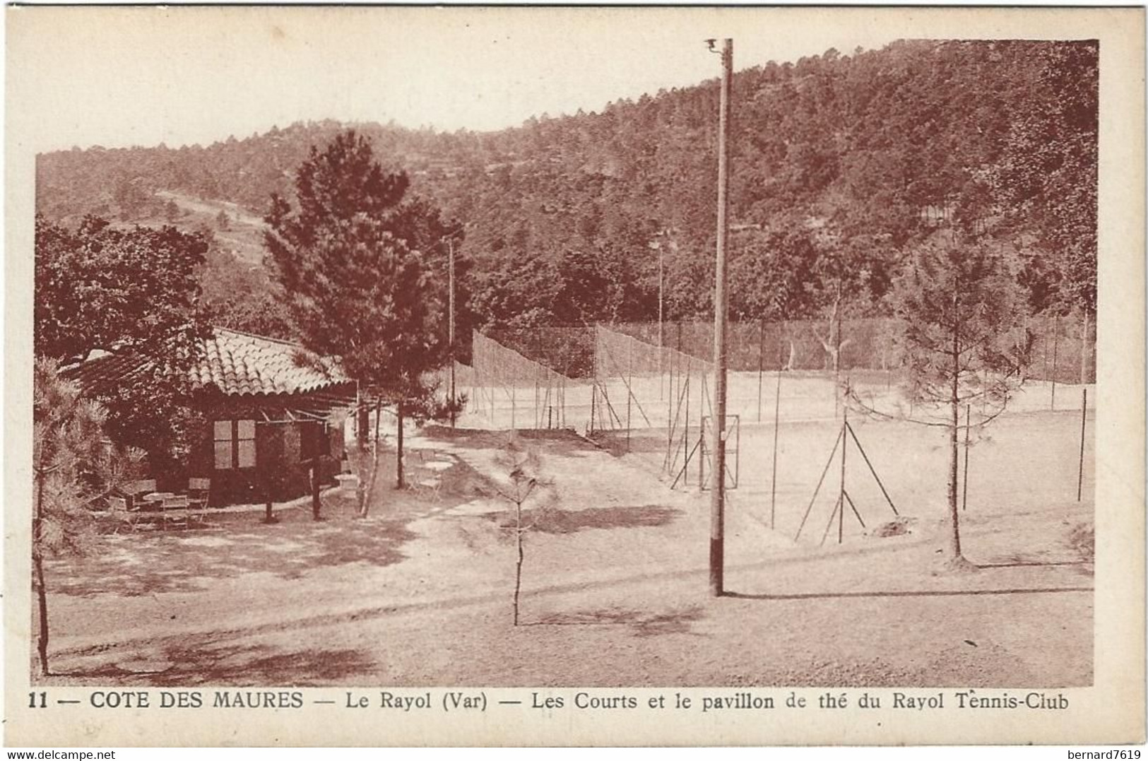 83    Le Rayol   -les Courts Et Le Pavillon De The Du  Rayol Tennis Club - Rayol-Canadel-sur-Mer