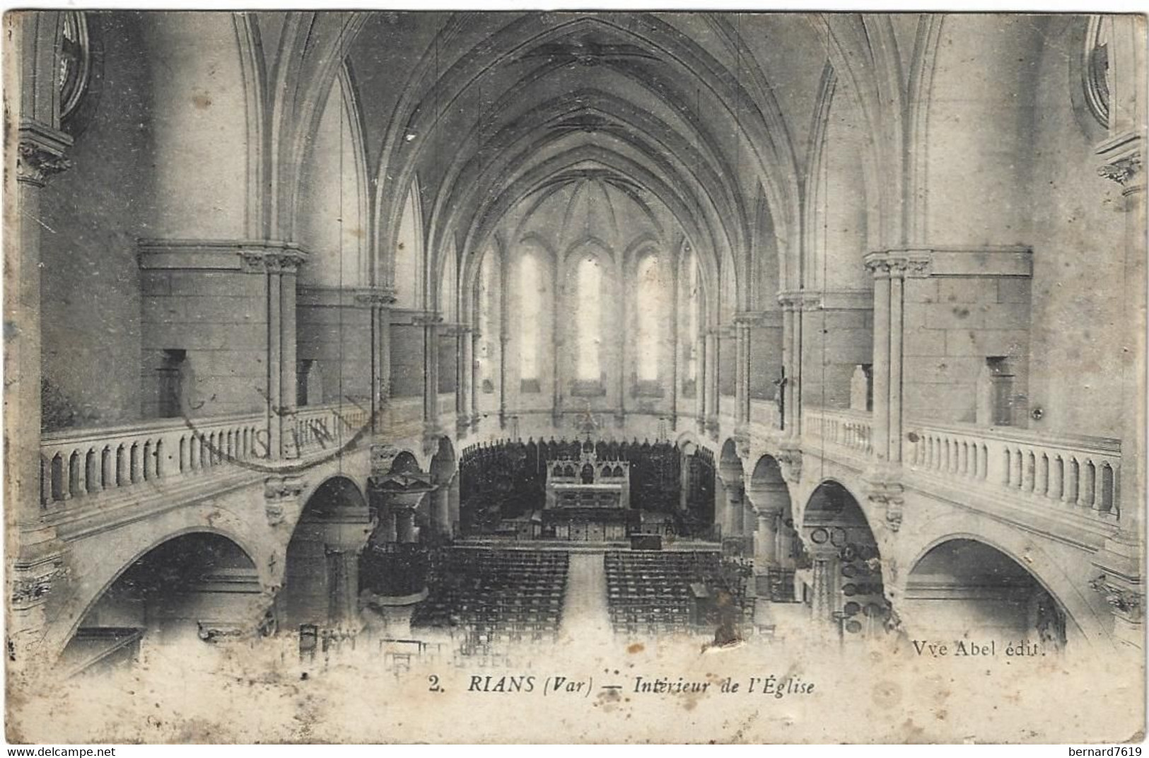 83   Rians - Interieur De L'eglise - Rians