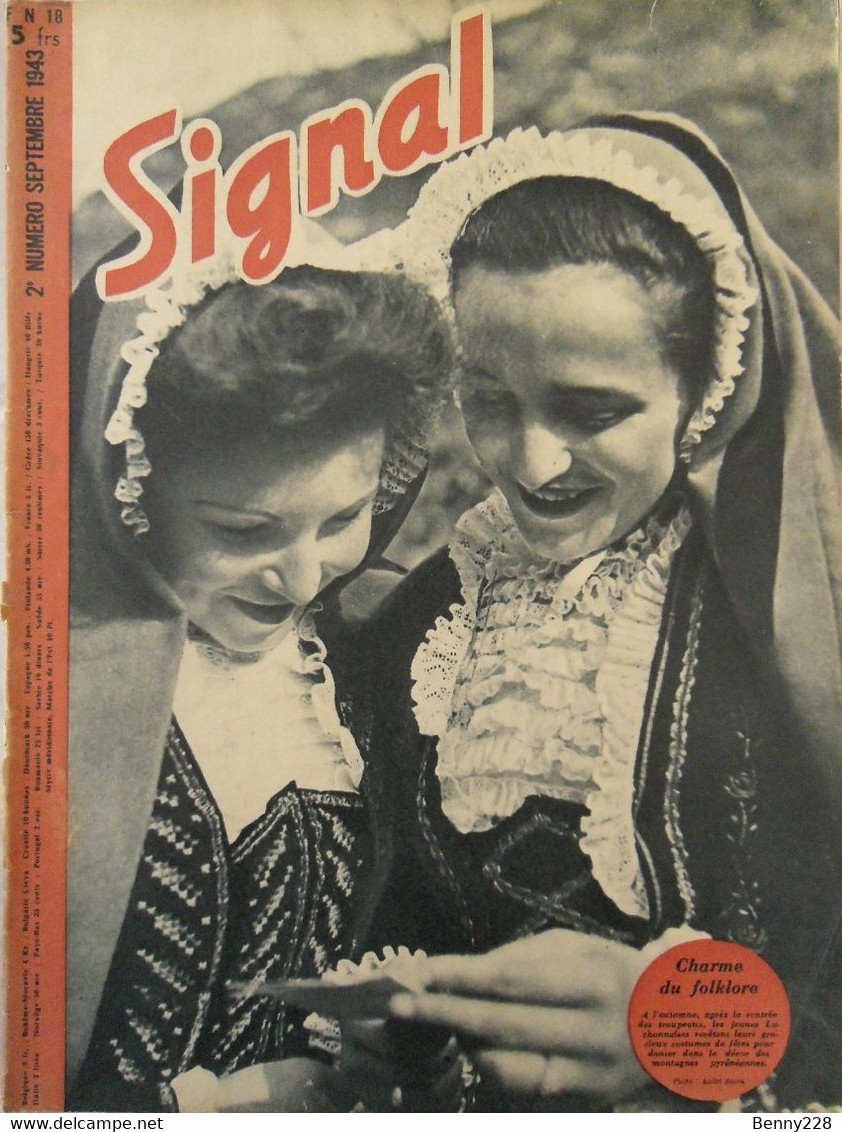 Revue SIGNAL N° 18 - Septembre 1943 - Alemán