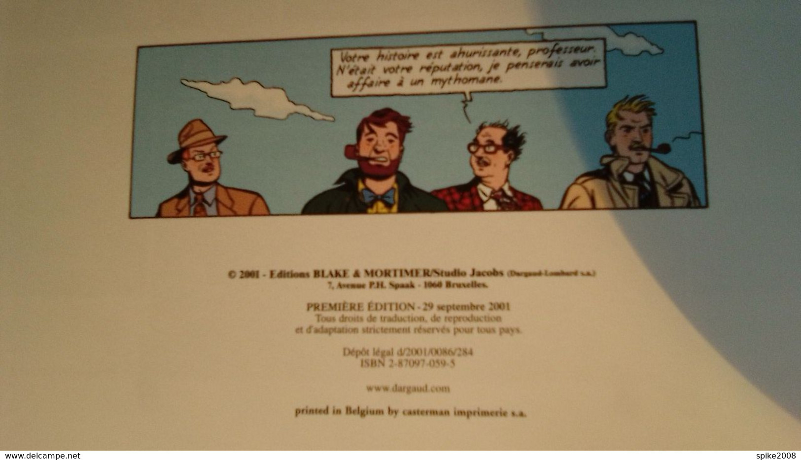 Très Belle E.O BLAKE Et MORTIMER T15 L'ETRANGE RENDEZ-VOUS De VAN HAMME & BENOIT - Blake Et Mortimer