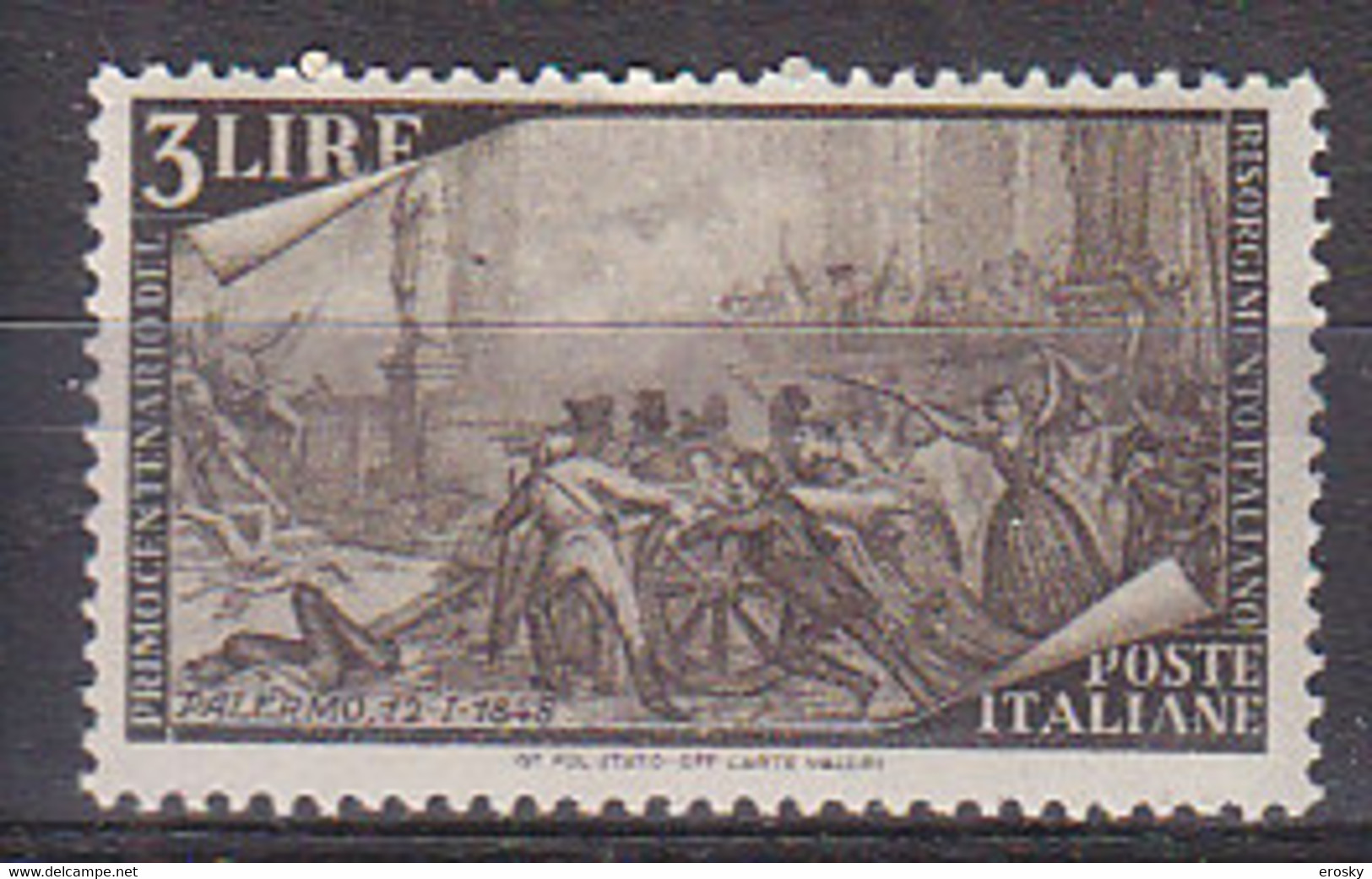 Y0047 - ITALIA Ss N°580- ITALIE Yv N°518 ** RISORGIMENTO - 1946-60: Neufs