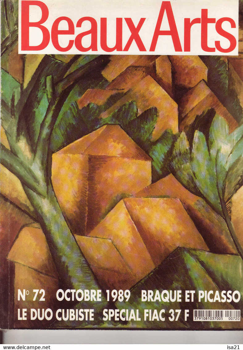 BEAUX ARTS Oct 1989 BRAQUE Et PICASSO 180 Pages  DUFY, La Villa Médicis  Etc... - Kunstführer