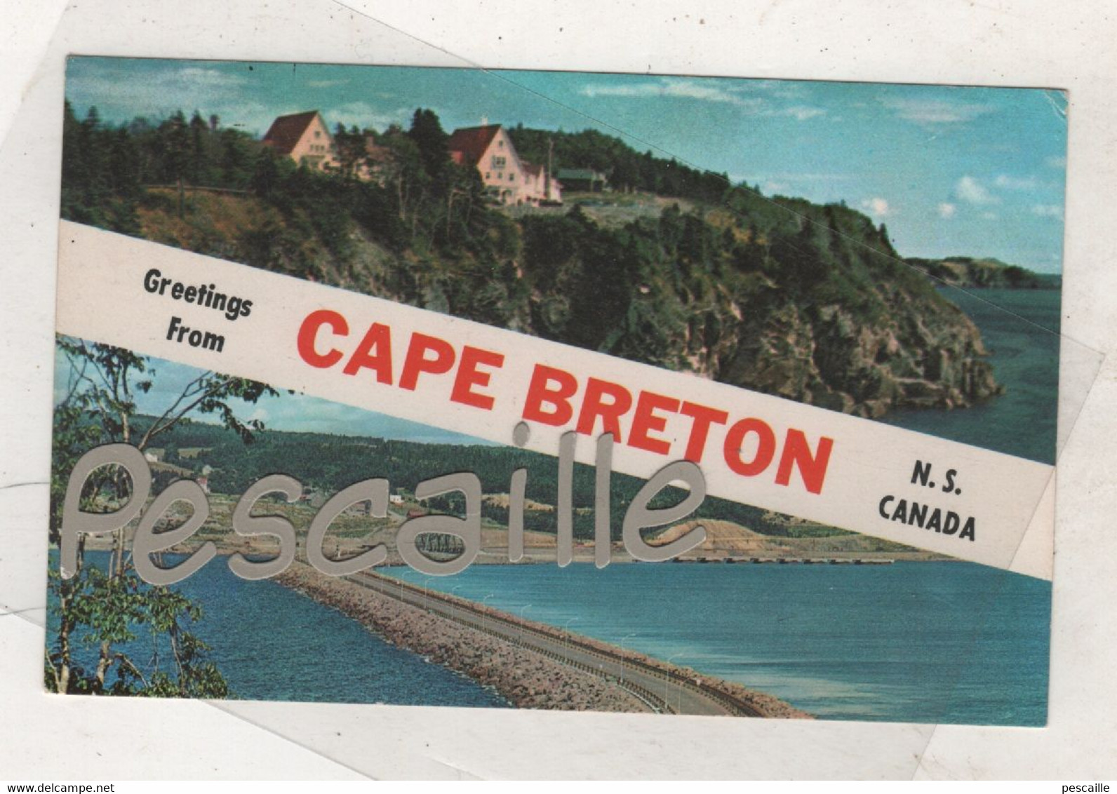 CANADA NEW SCOTLAND - CP GREETINGS FROM CAPE BRETON - C. & G. MACLEOD LTD SYDNEY N.S. CANADA - Cape Breton