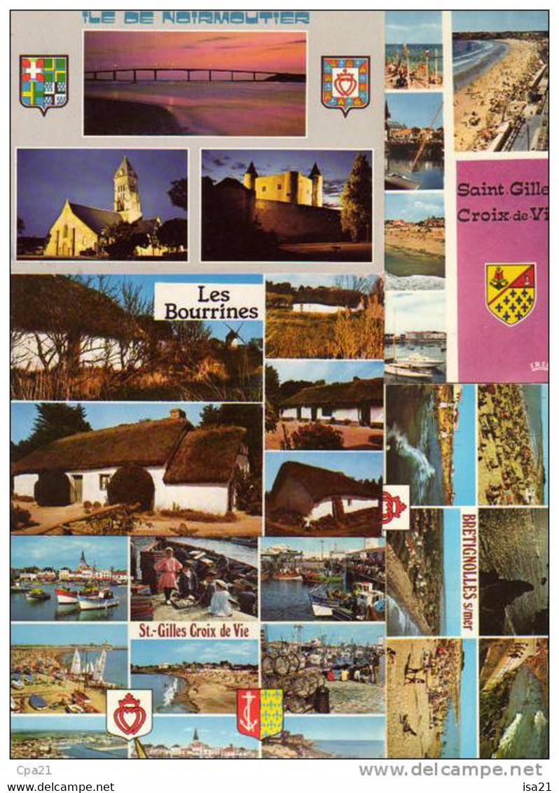 VENDEE Lot De 40 Cartes Postales Modernes Variées - 5 - 99 Cartes