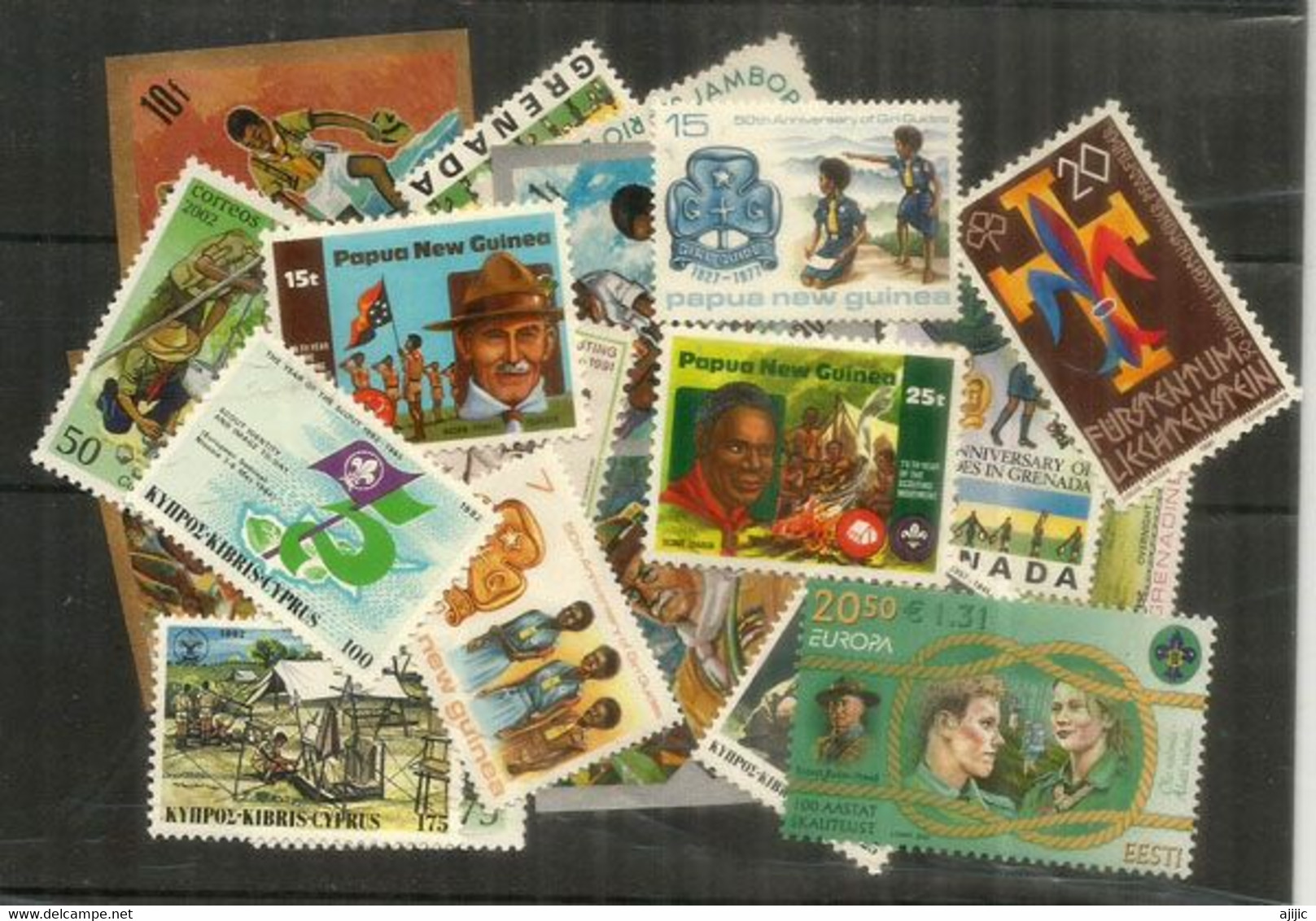 SCOUTISME. Beau Lot De 20 Timbres Commémoratifs Neufs ** Grands Formats ., Lot # 1 - Kilowaar (max. 999 Zegels)