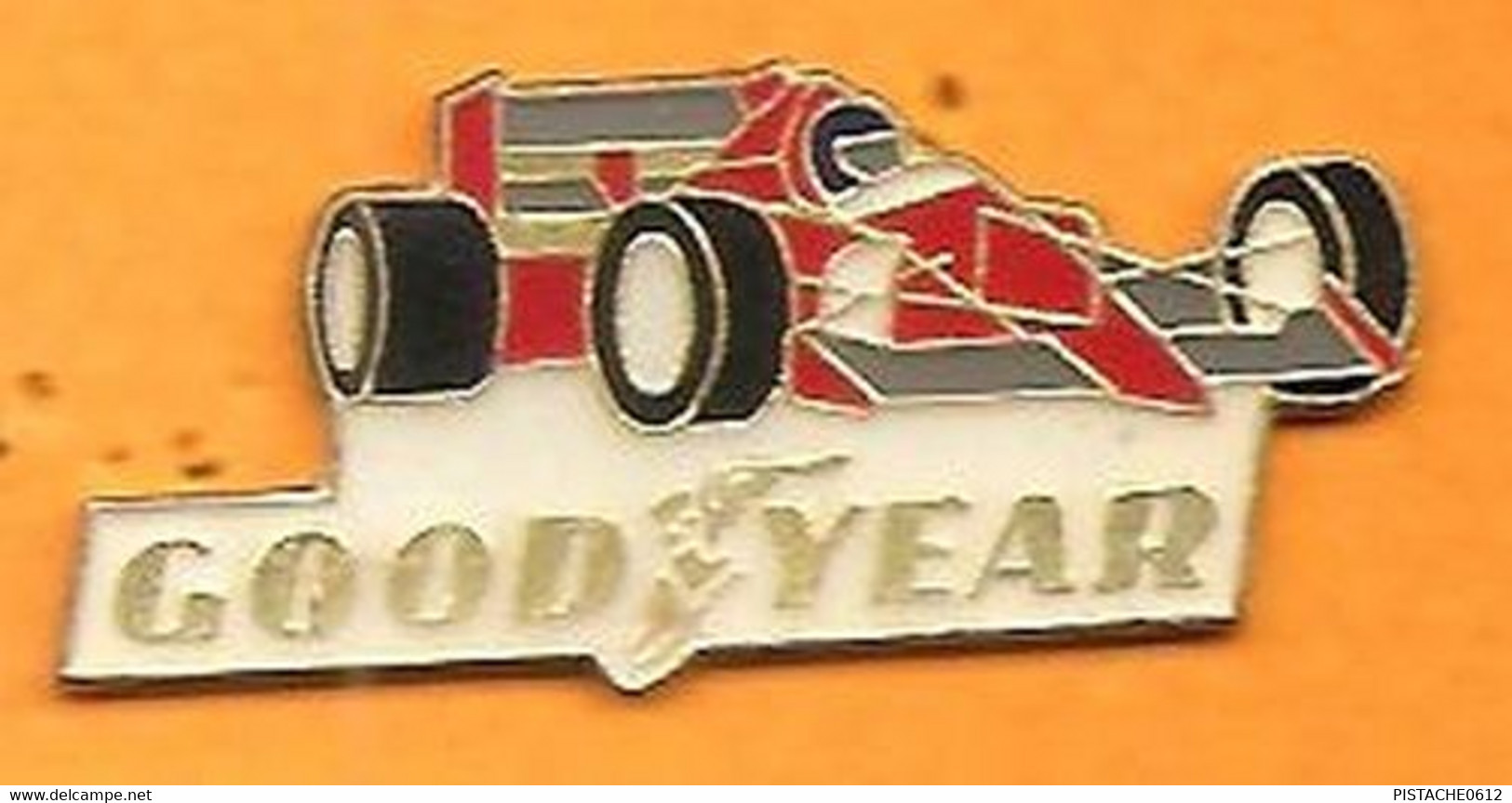 Pin's Good Year F1 Voiture De Course Signé Sauvagine - F1