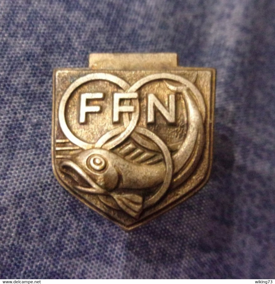 Insigne Ancien Fédération Française De Natation - FFN - Poisson - Nuoto