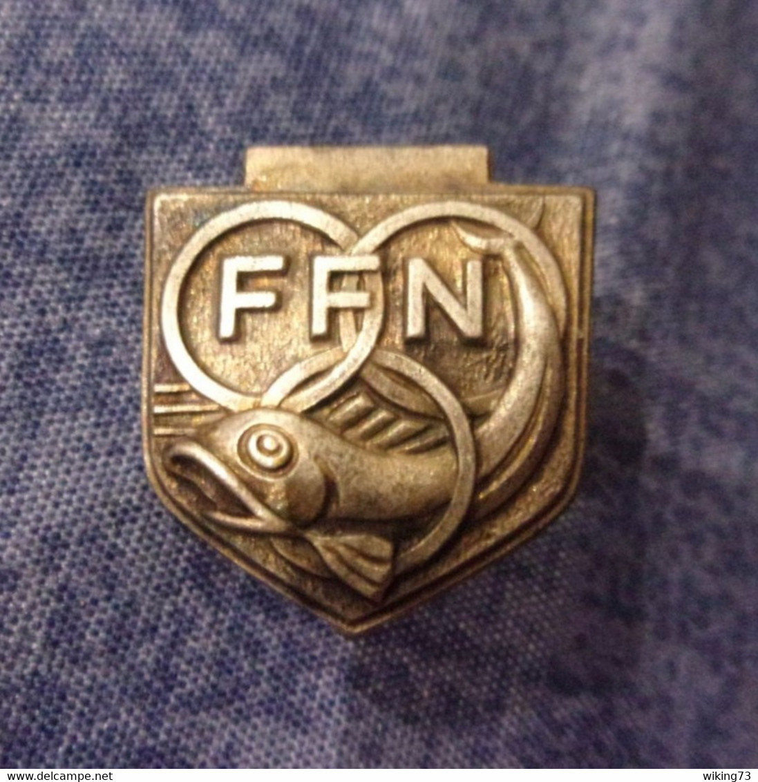 Insigne Ancien Fédération Française De Natation - FFN - Poisson - Natation