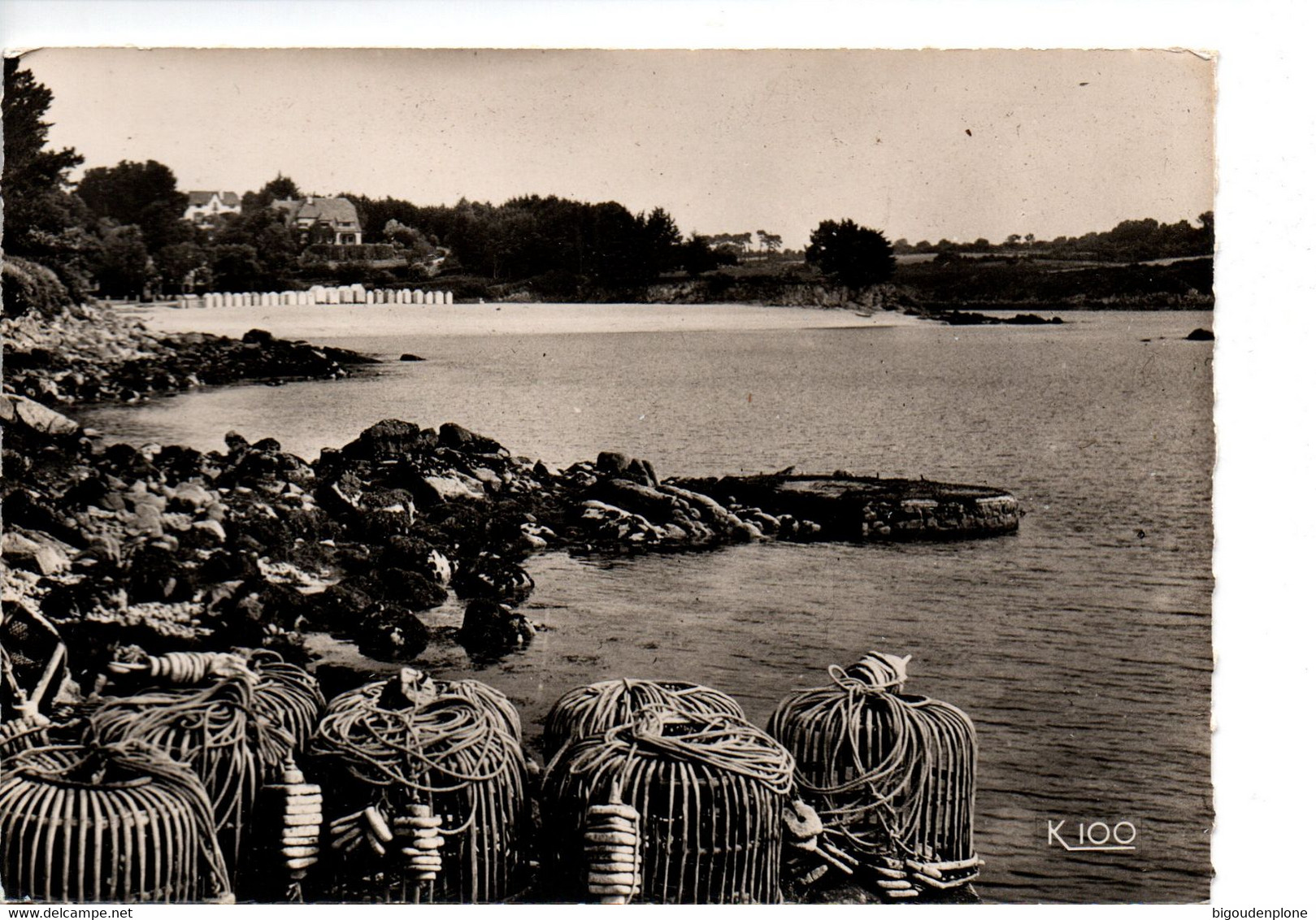 CPSM Grand Format PORT-MANECH Vue Du Port  La Plage - Névez