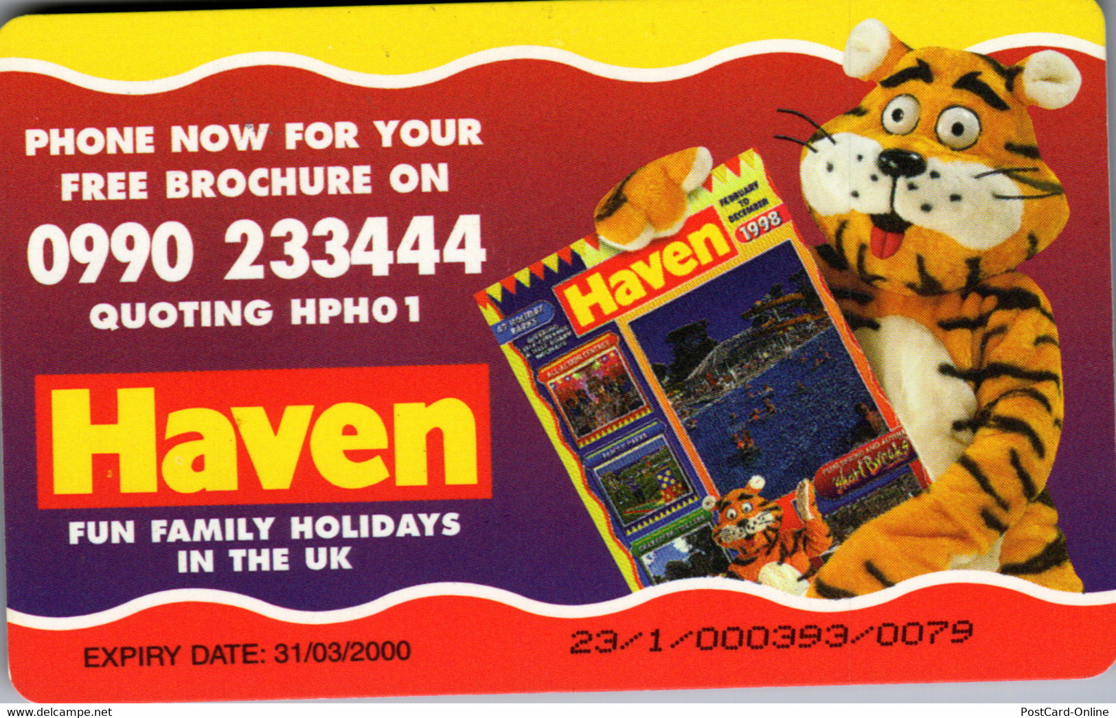 19657 - Großbritannien - BT , Haven , Special Edition Phonecard - Autres & Non Classés