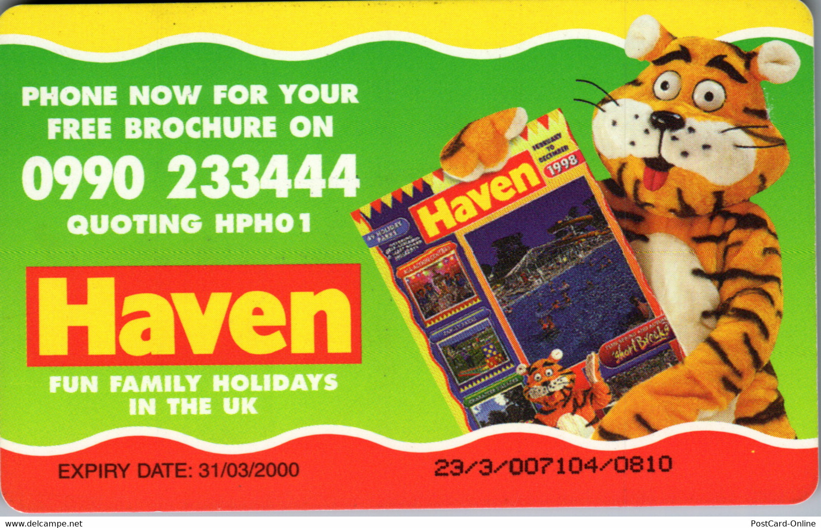 19659 - Großbritannien - BT , Haven , Special Edition Phonecard - Other & Unclassified