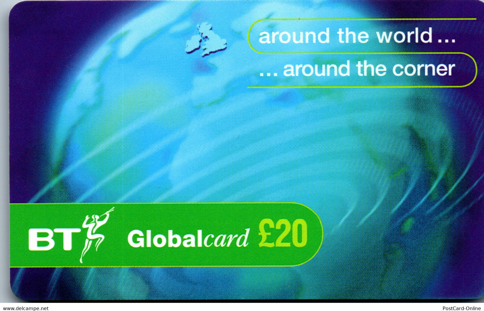 19712 - Großbritannien - BT , GlobalCard - BT Kaarten Voor Hele Wereld (Vooraf Betaald)