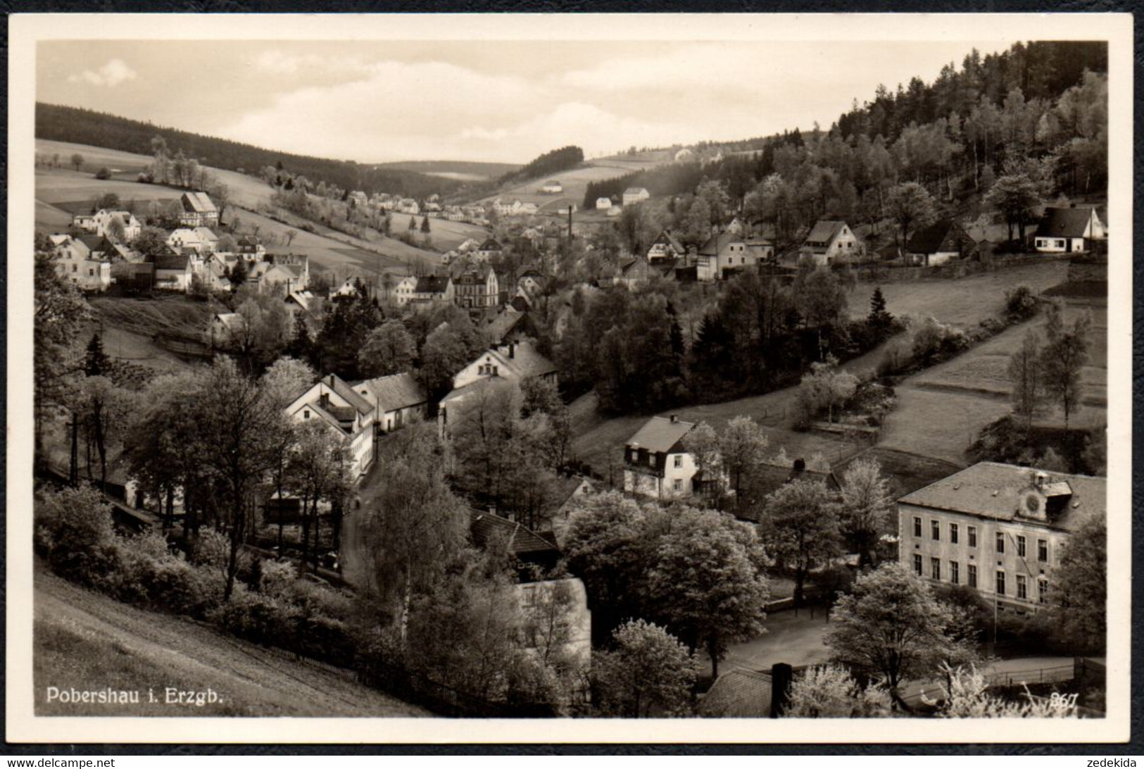 F3539 - Pobershau - Verlag W. Wagner Chemnitz - Marienberg