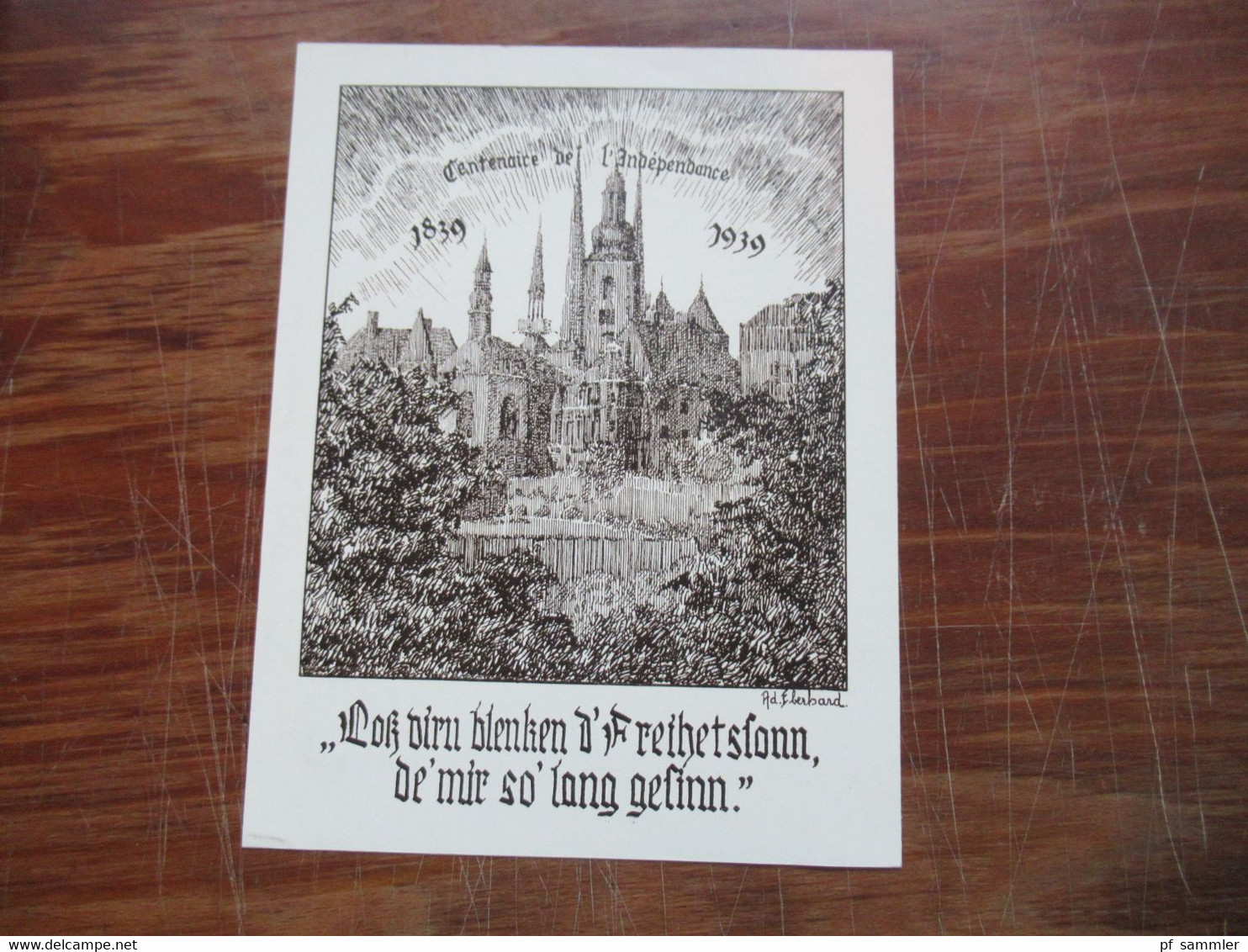 Luxemburg 1939 Sonderblatt / Souvenir Sheet Salon du Timbre 1939 mit Block 3 mit Sonderstempel Luxembourg