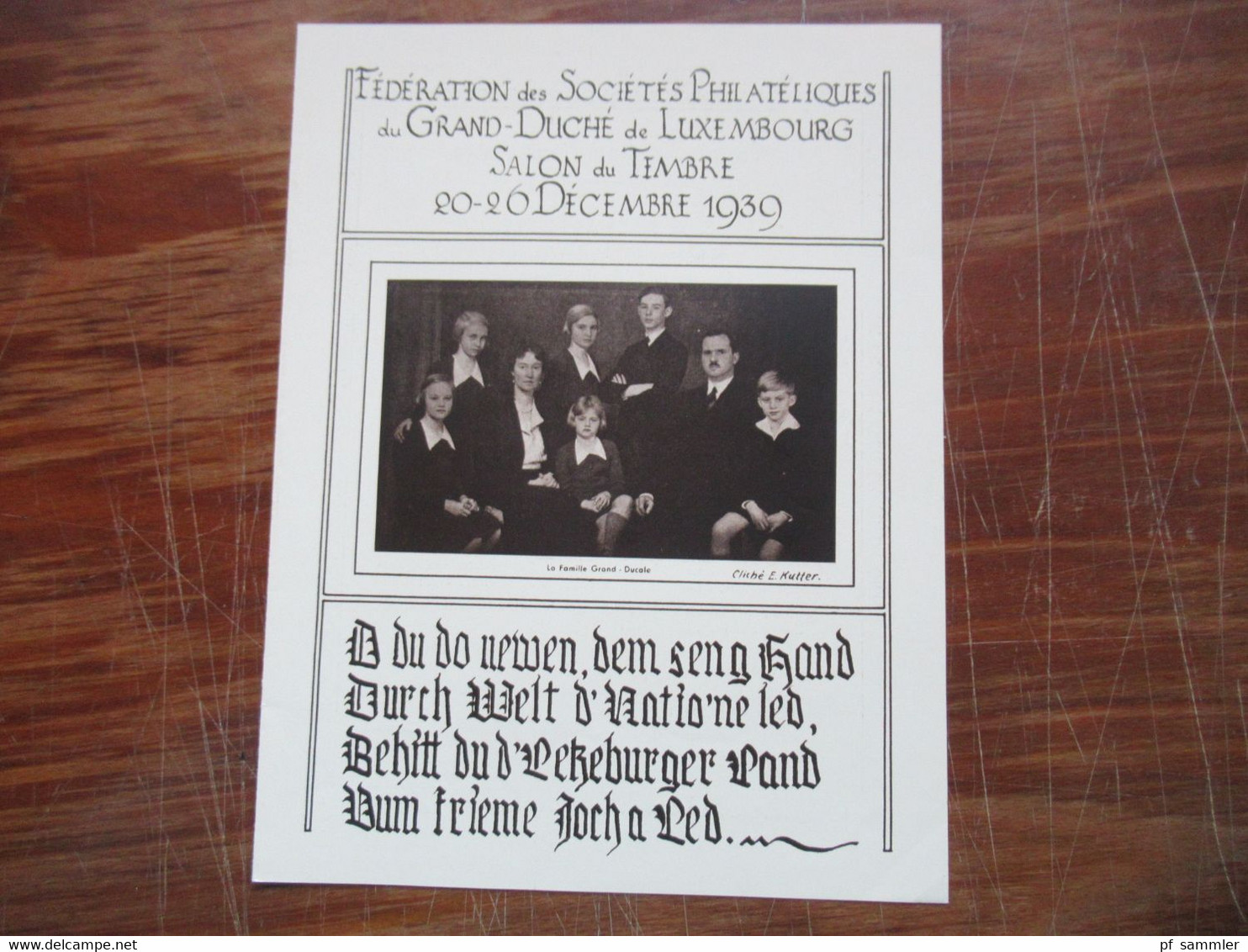 Luxemburg 1939 Sonderblatt / Souvenir Sheet Salon Du Timbre 1939 Mit Block 3 Mit Sonderstempel Und Tagesstemp Luxembourg - Lettres & Documents
