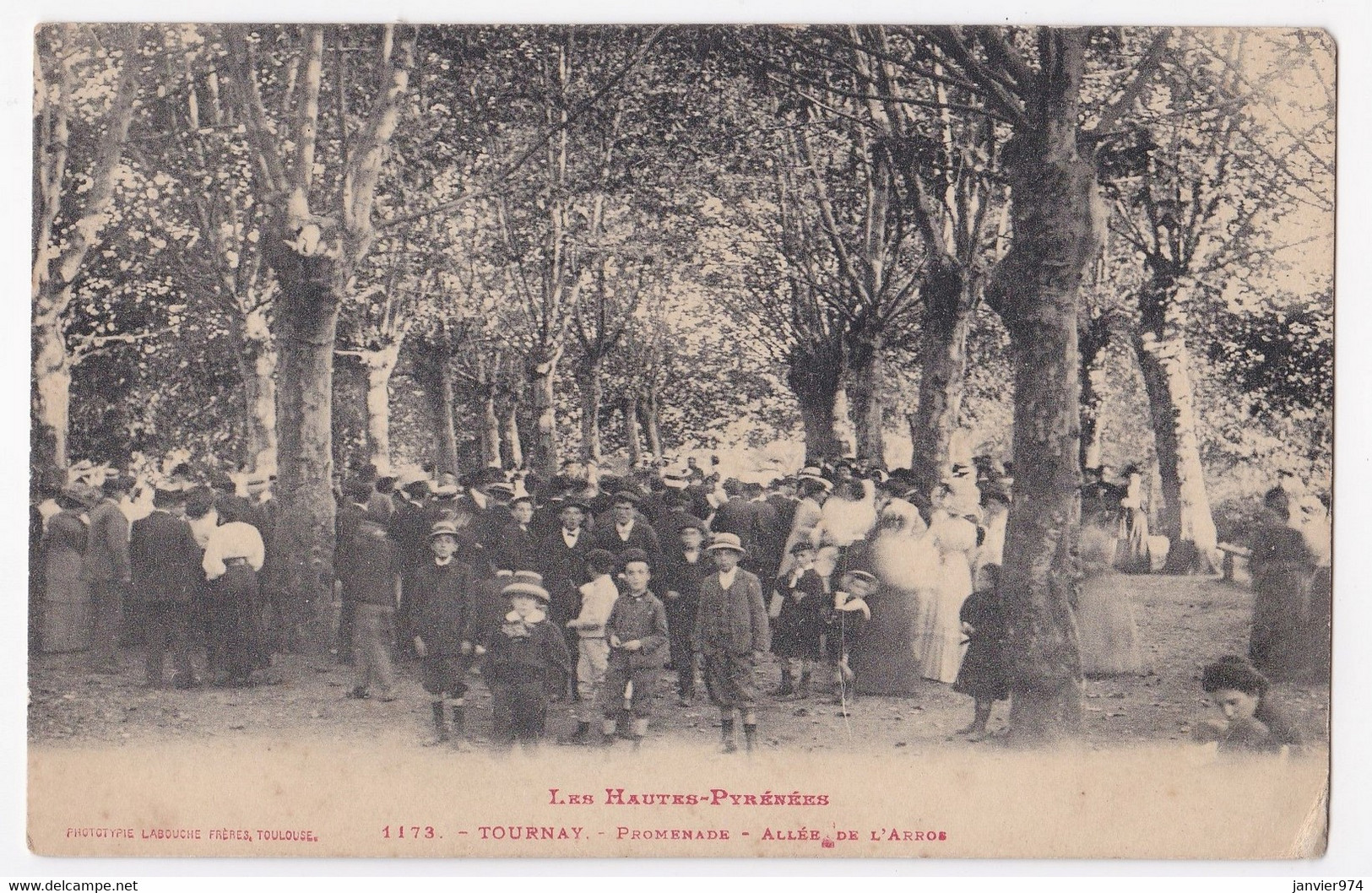 TOURNAY - Promenade - Allée De L'Arros , Femme - Enfants - Tournay