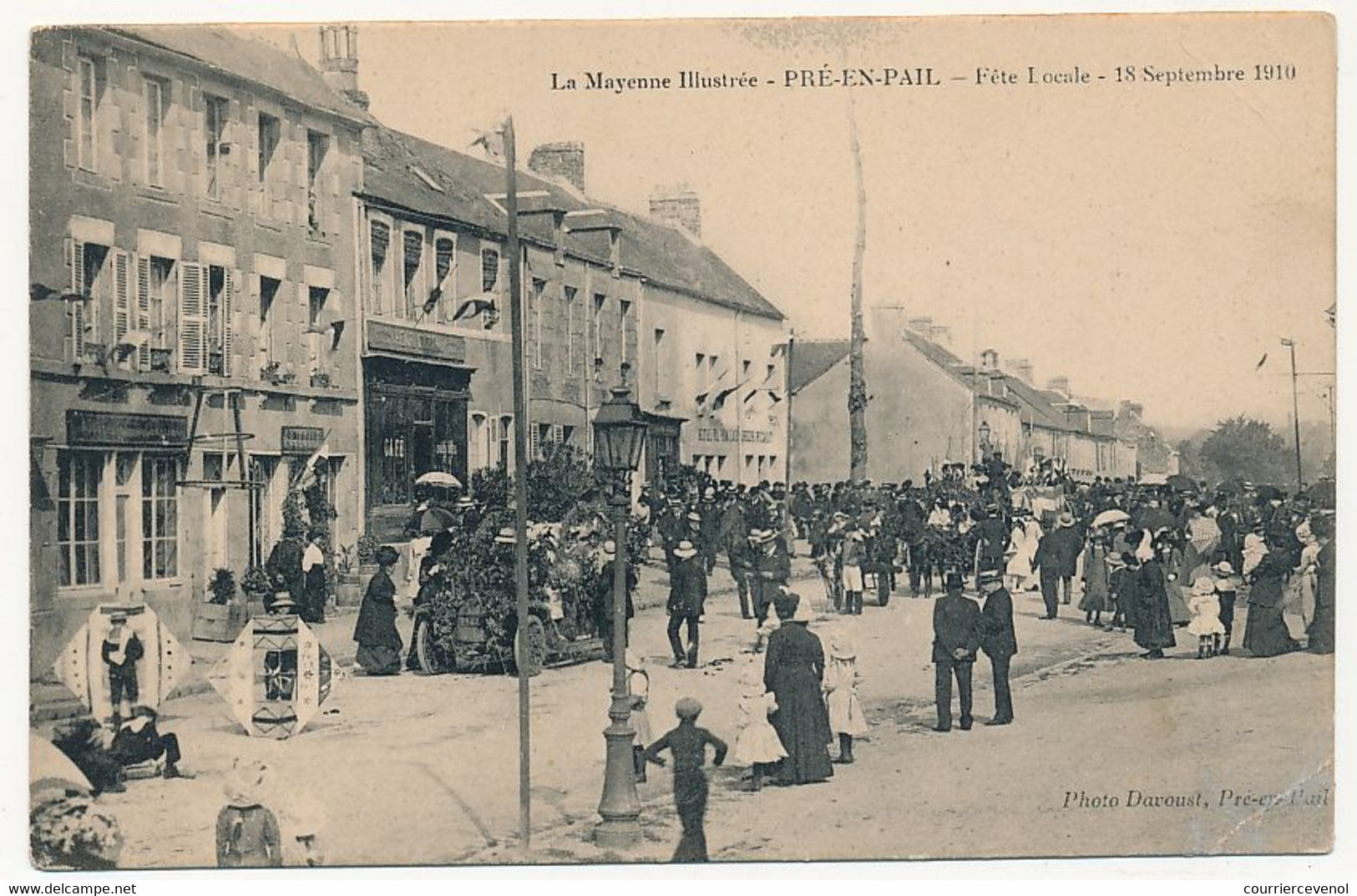 CPA - PRE-EN-PAIL (Mayenne) -  Fête Locale - 18 Septembre 1910 - Pre En Pail