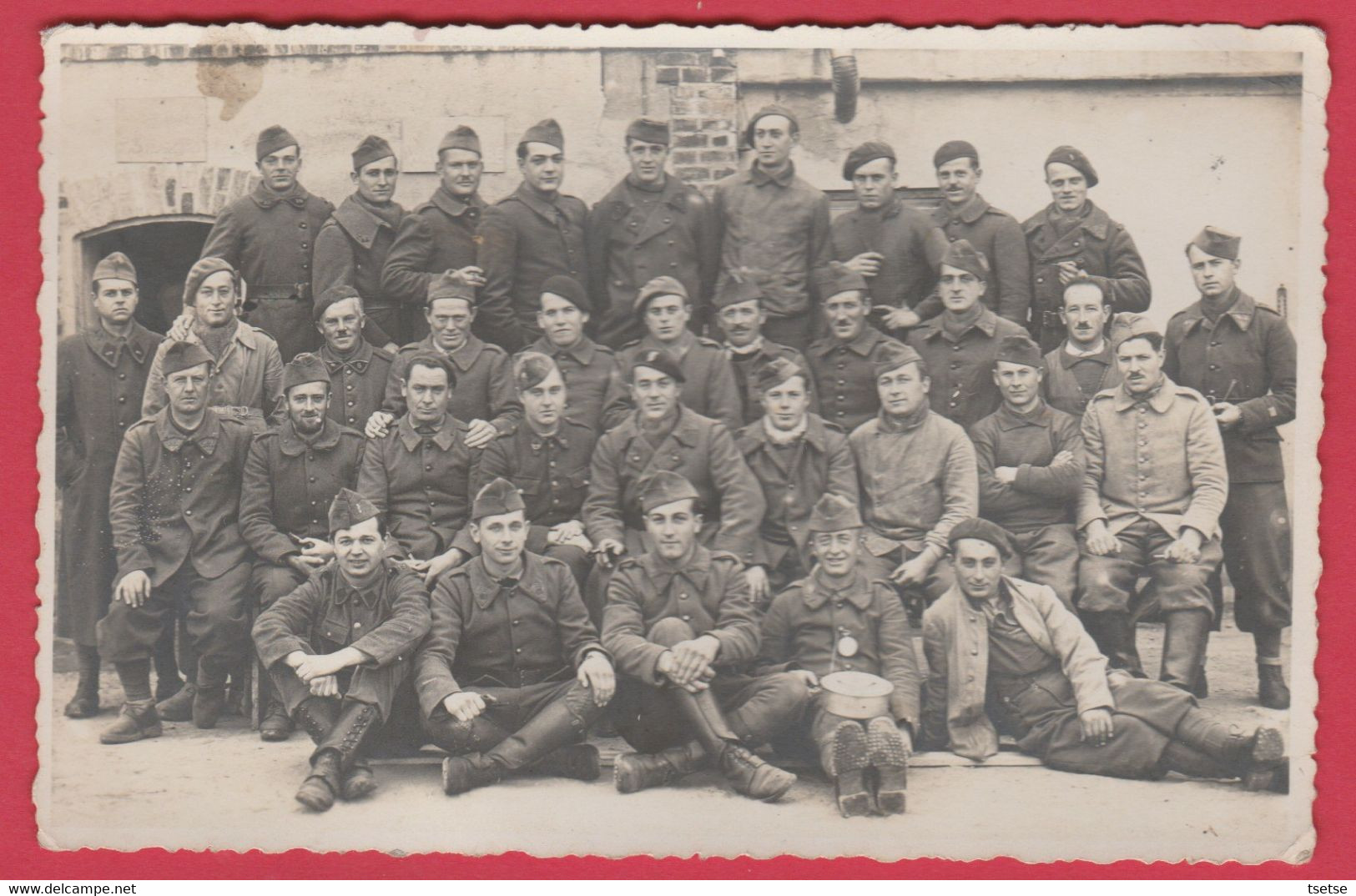 Stablack - Stalag I A  Groupe De Prisonniers Belges - Famille Dussart Florent , Thuin - 3  ( Voir Verso ) - Weltkrieg 1939-45