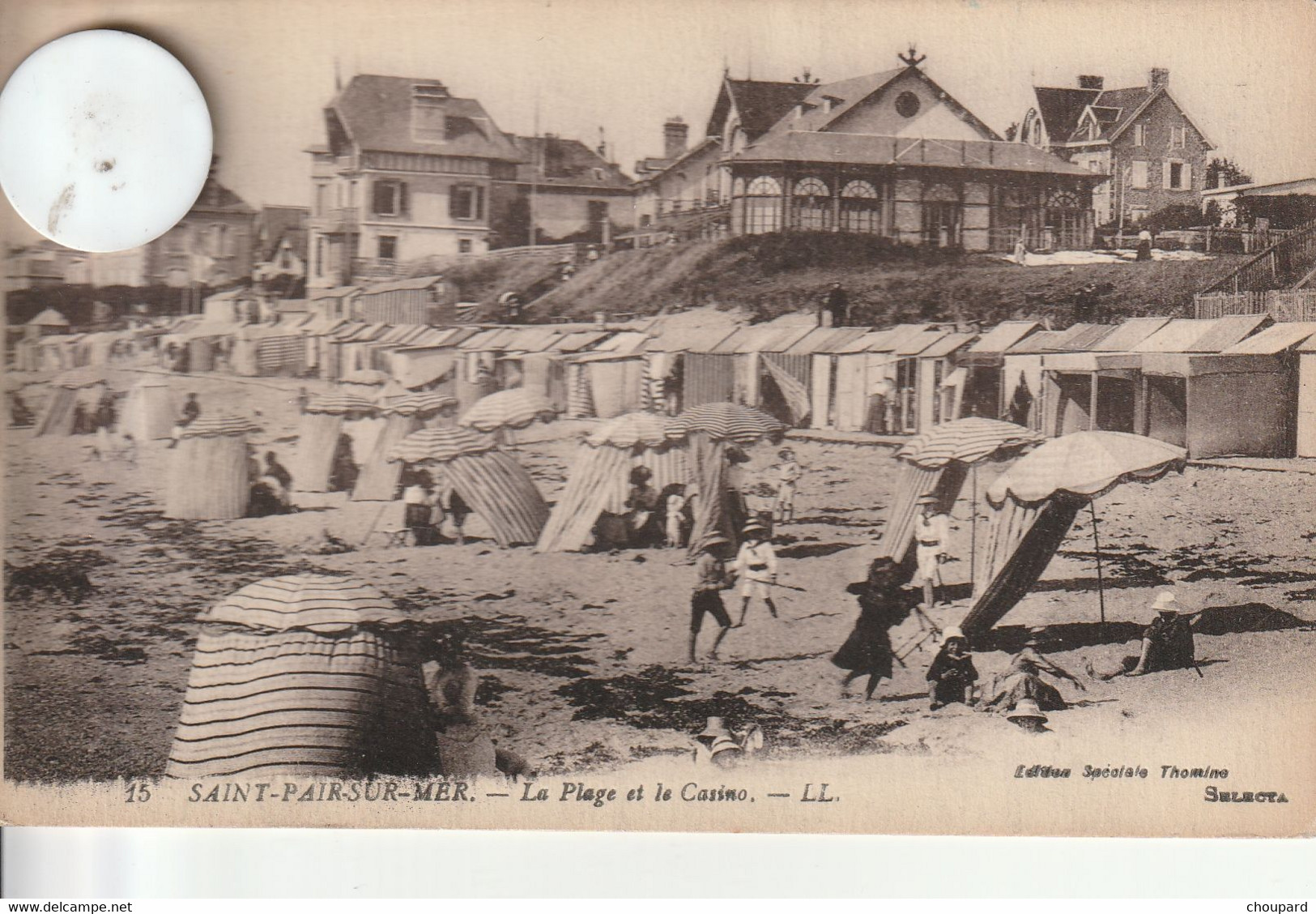 50 - Carte Postale Ancienne De   SAINT PAIR SUR MER   Le Casino - Saint Pair Sur Mer