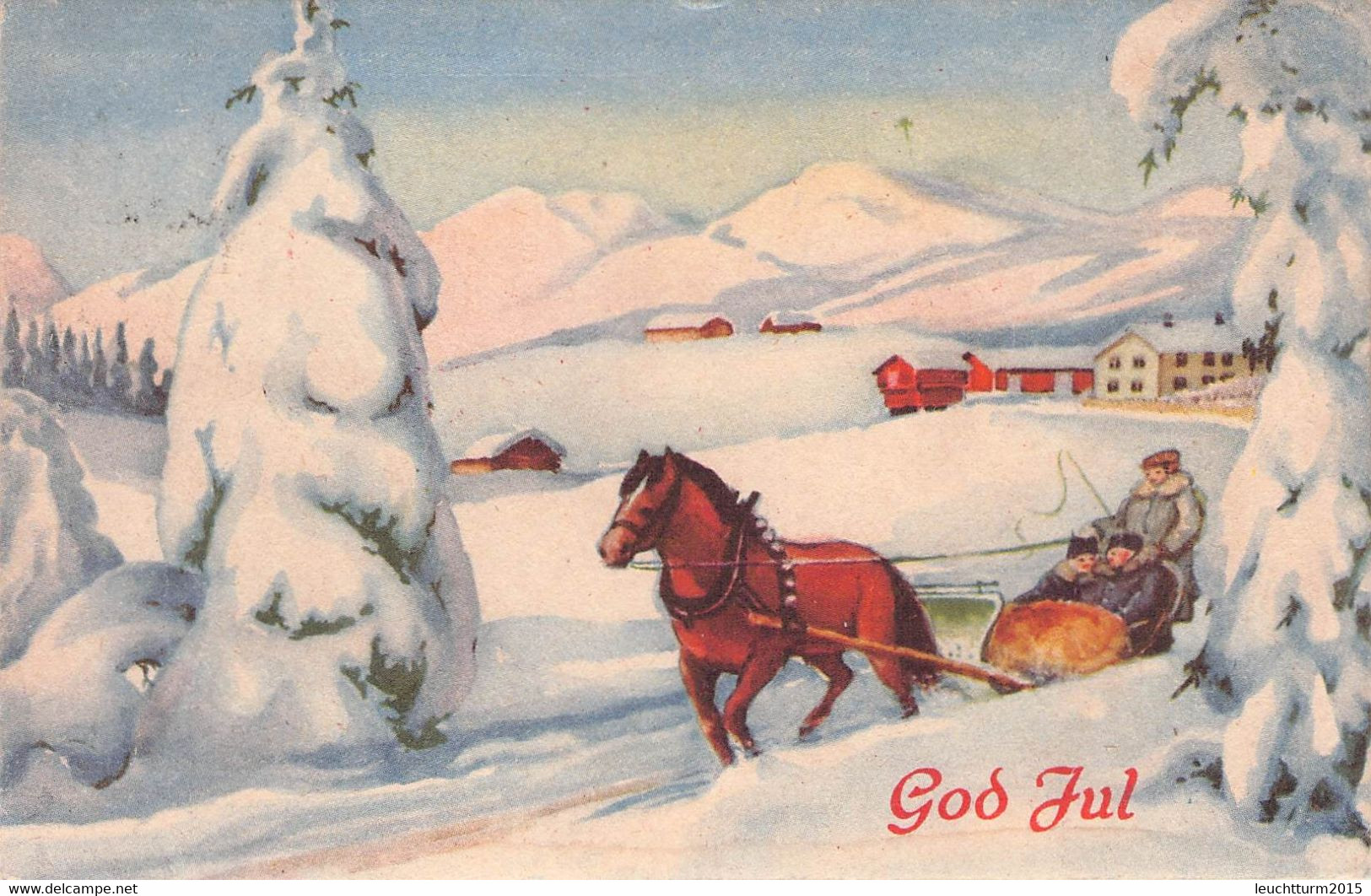 NORWAY - POSTCARD TRONHEIM Cancelled JERNVAG / YZ153 - Errors, Freaks & Oddities (EFO)