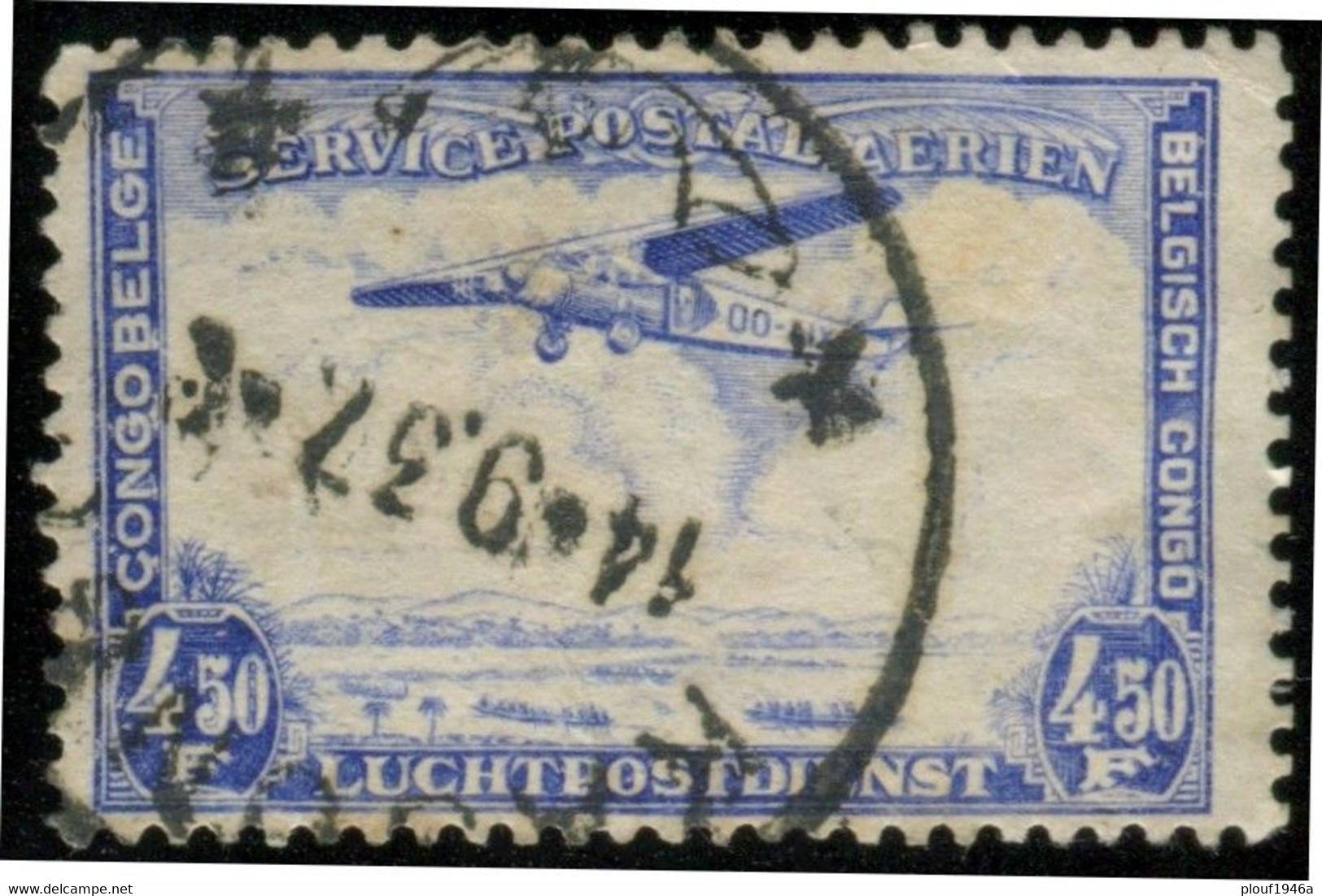 Pays : 131,1 (Congo Belge)  Yvert Et Tellier  N° :  PA 11 (o) - Used Stamps