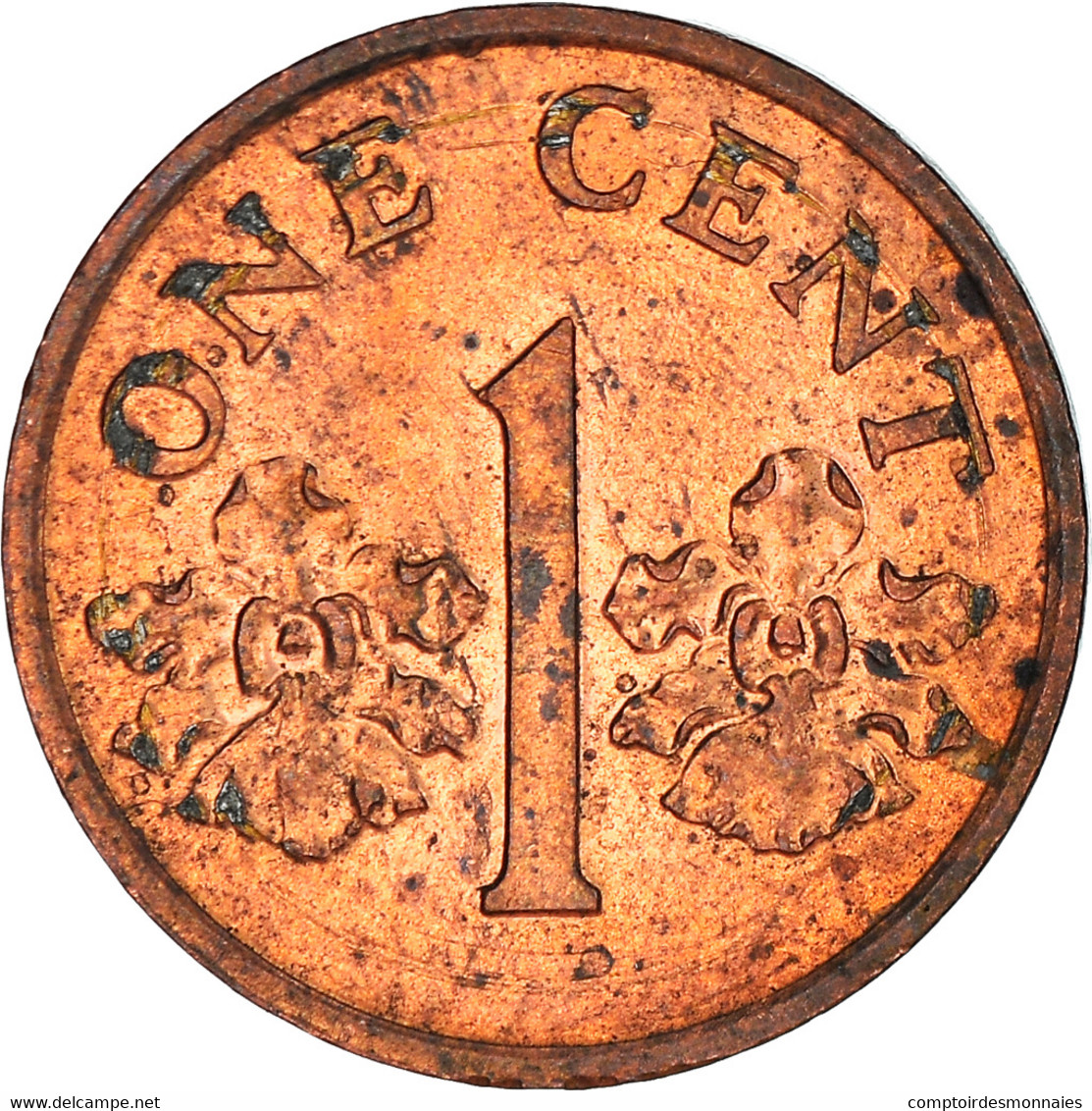 Monnaie, Singapour, Cent, 1993, Singapore Mint, TTB, Copper Plated Zinc, KM:98 - Singapour