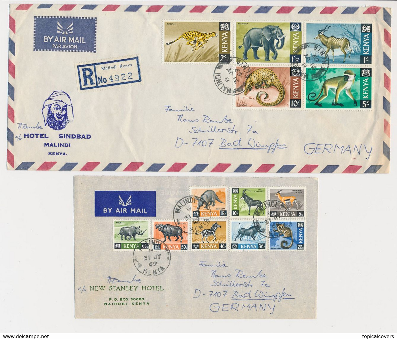 Registered Cover Piggs Peak Swaziland 1966 - Kenya (1963-...)