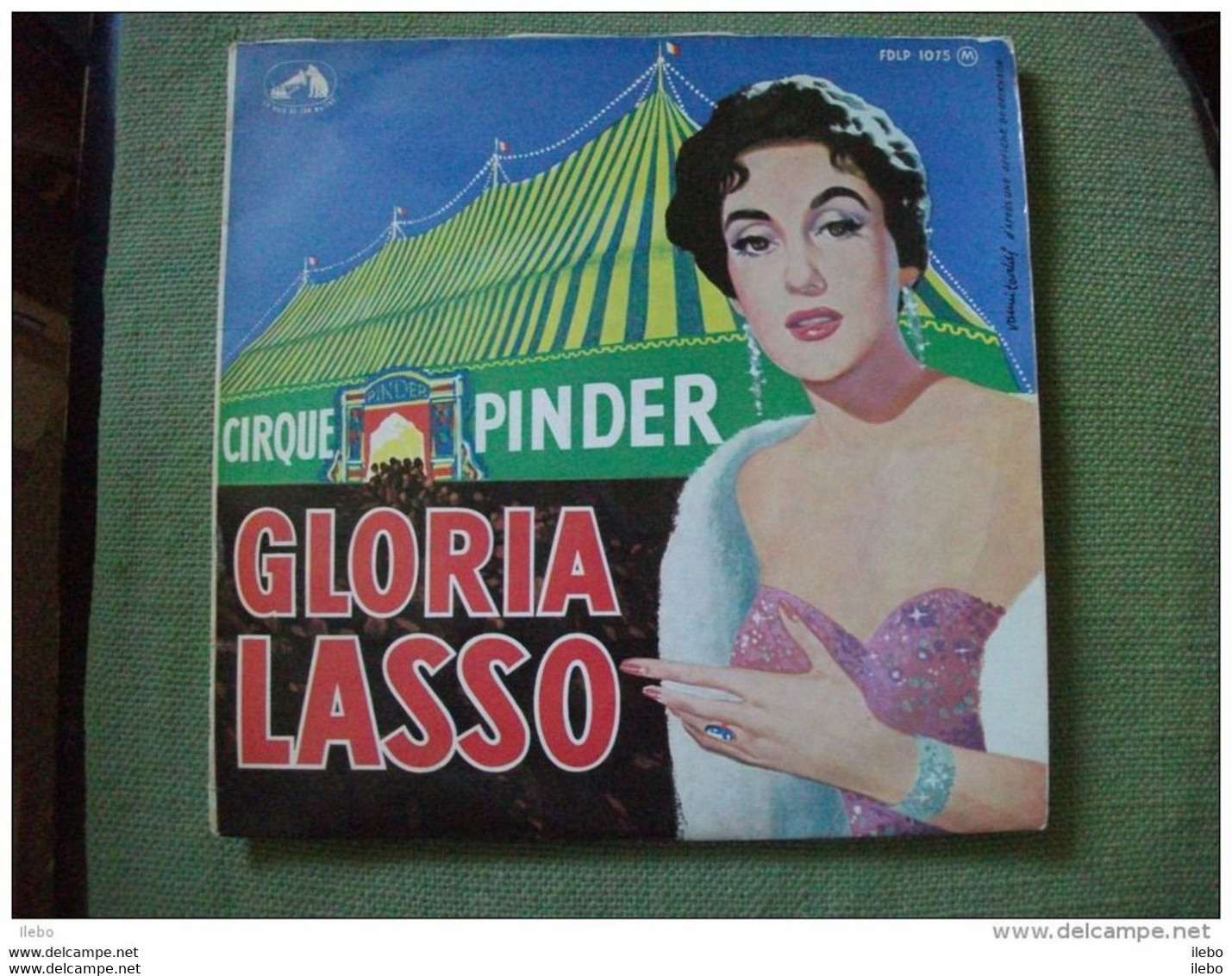 Le Cirque Pinder Présente Gloria Lassor Vinyl 33 Tours Pathé Marconi Disque - Collectors