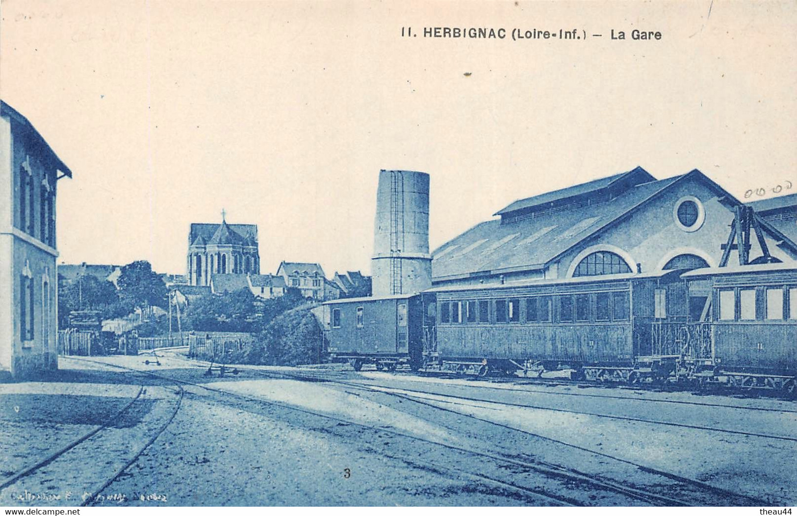 ¤¤  -  HERBIGNAC   -  La Gare   -  Train , Chemin De Fer       -  ¤¤ - Herbignac