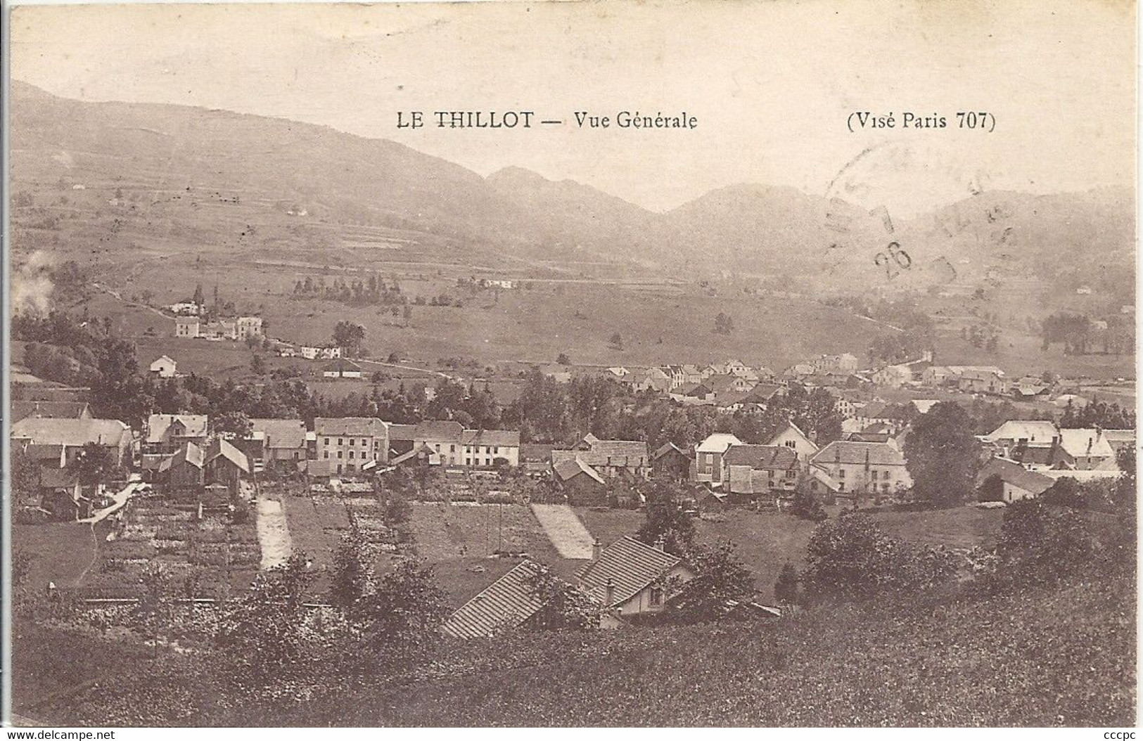 CPA Le Thillot Vue Générale - Le Thillot