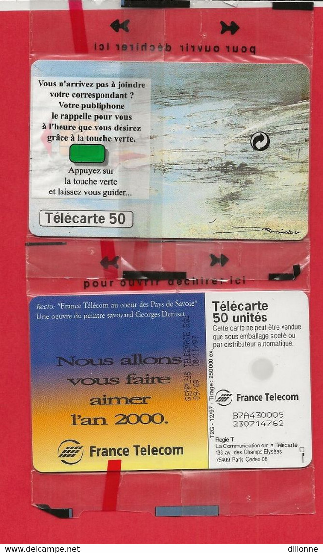 TELECARTE NEUVE Sous Blister 50 U.  Paysages De Savoie    AN 2000 - 1997