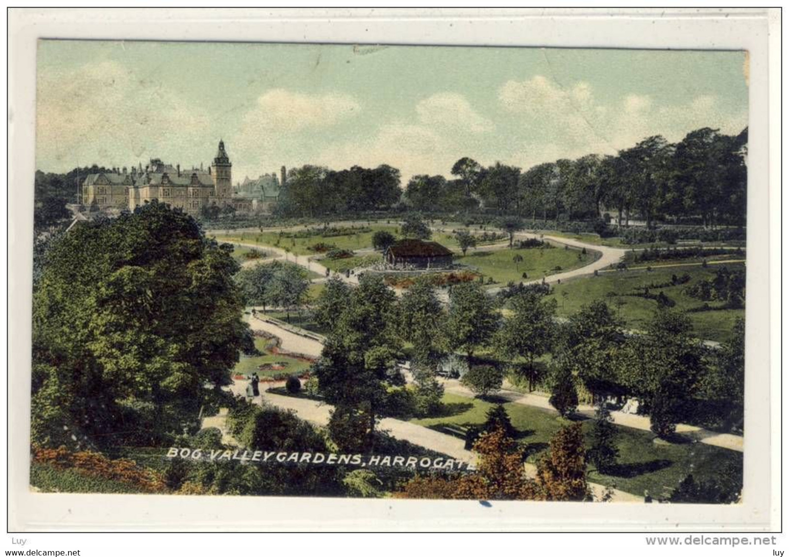 HARROGATE - Bog Valley Gardens ,    PU 1906 In Knaresborouth - Harrogate