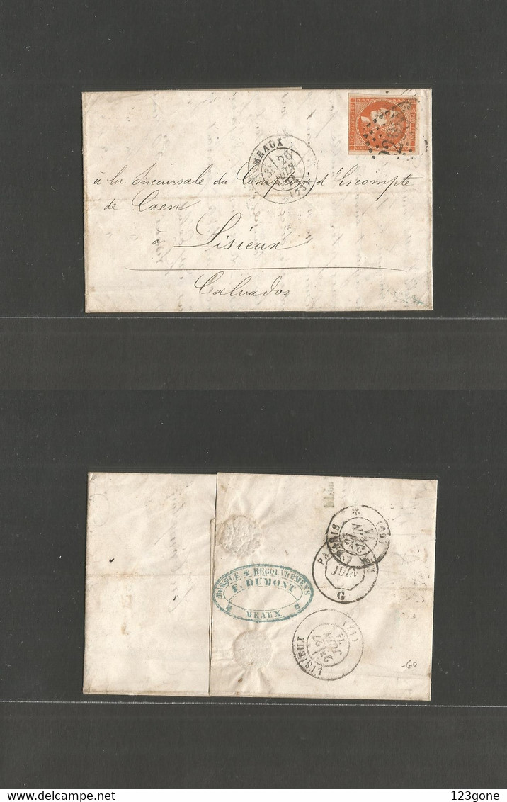 FRANCE. 1871 (26 June) Bordeaux Issue. Meaux - Lisieux. EL Fkd 40c "2298" Dots. SALE. - Autres & Non Classés