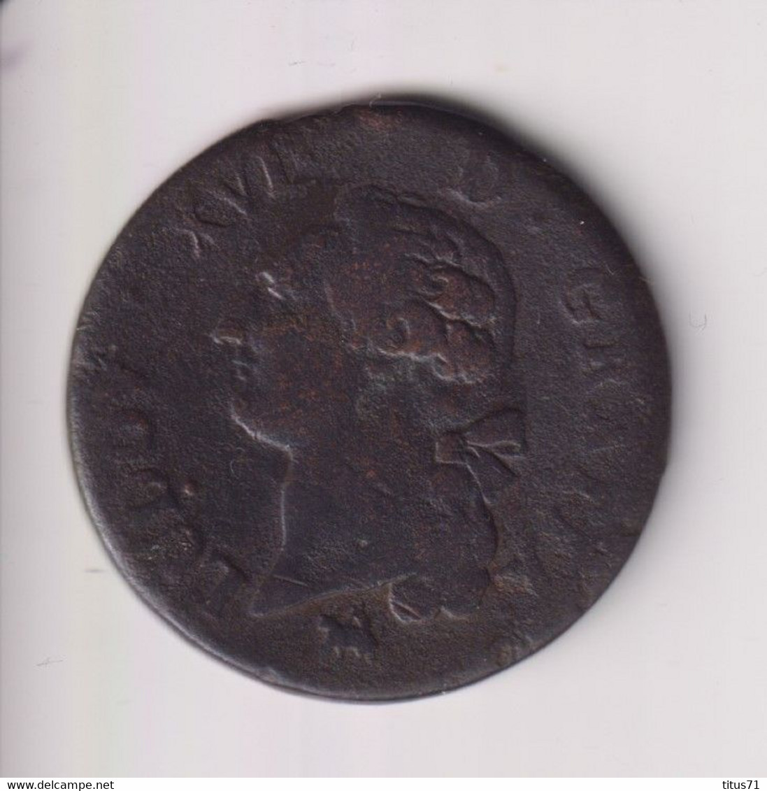 Sol 1791 B France - Rouen 2ème Semestre - 1774-1791 Luigi XVI