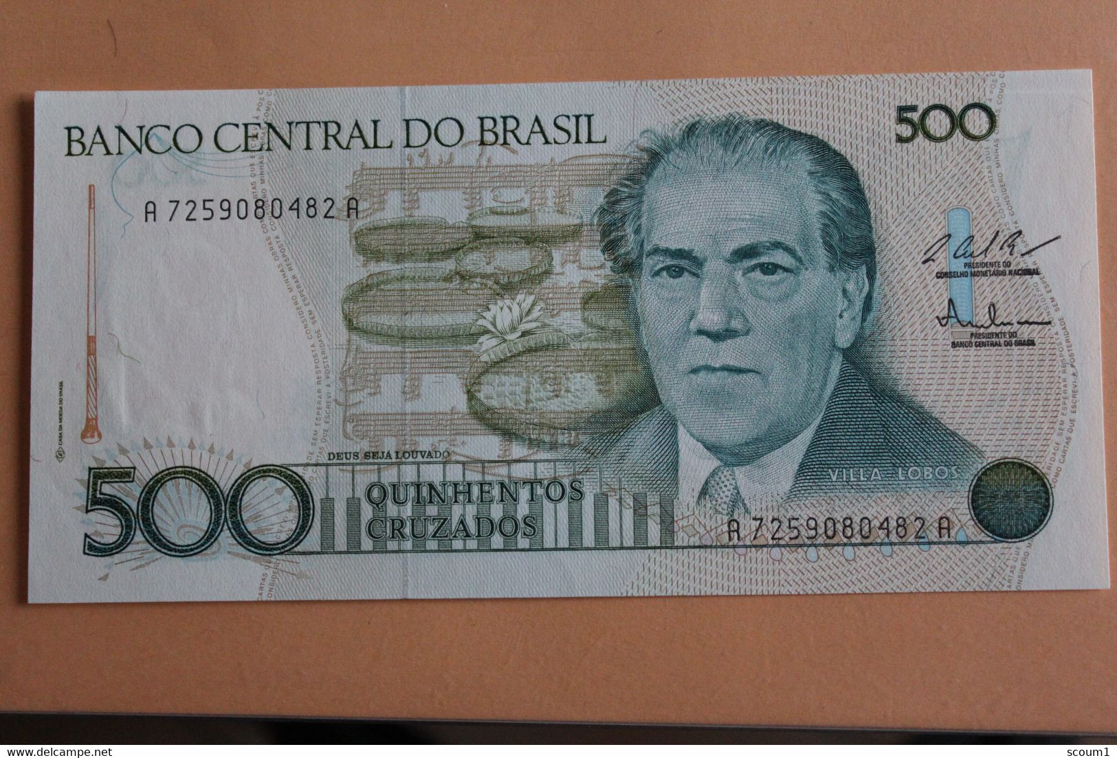 Billet - 500 Banci Centrale Do Brasil - Autres - Amérique