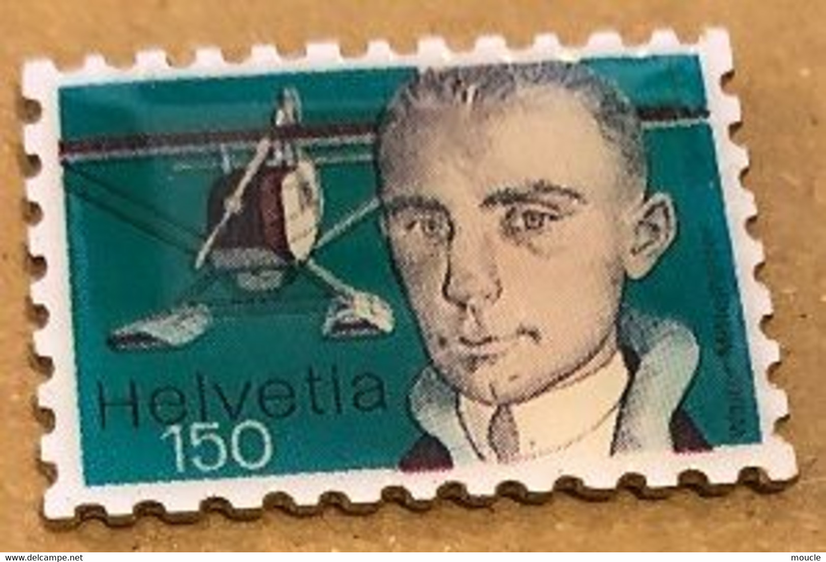 AVION - PLANE - FLUGZEUG - AEREO - TIMBRE - HELVETIA 150 - BRIEFMARKE - AVIATEUR - AVIATIK   -     (28) - Avions