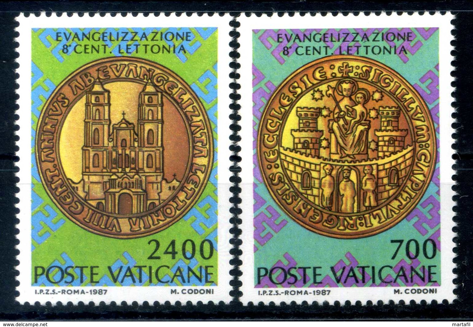 1987 VATICANO SET MNH ** - Neufs